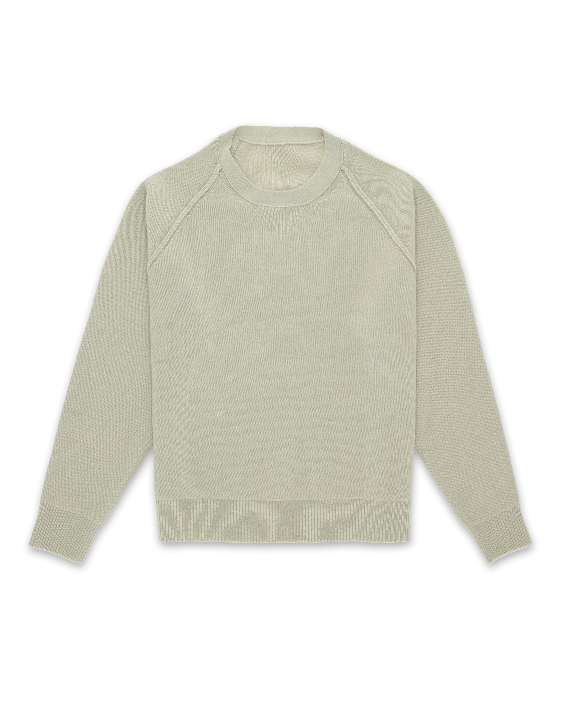 Harvard Sweater Crewneck Wool Raglan Sleeves