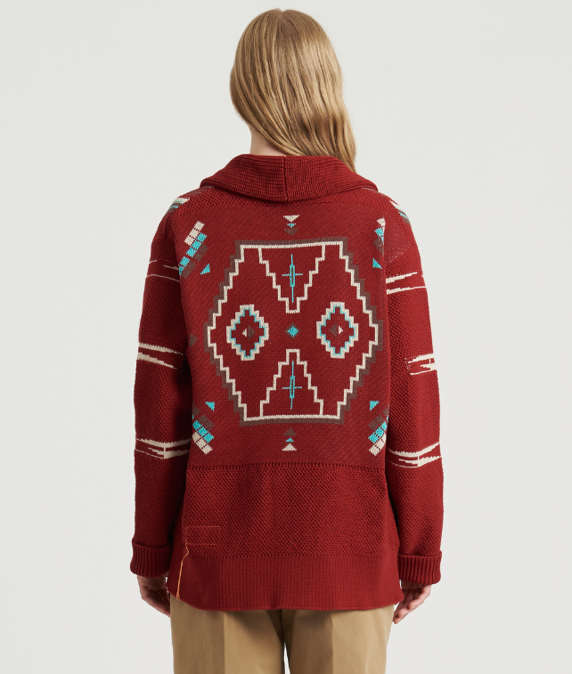 Henryc Cardigan Navajo Cotton
