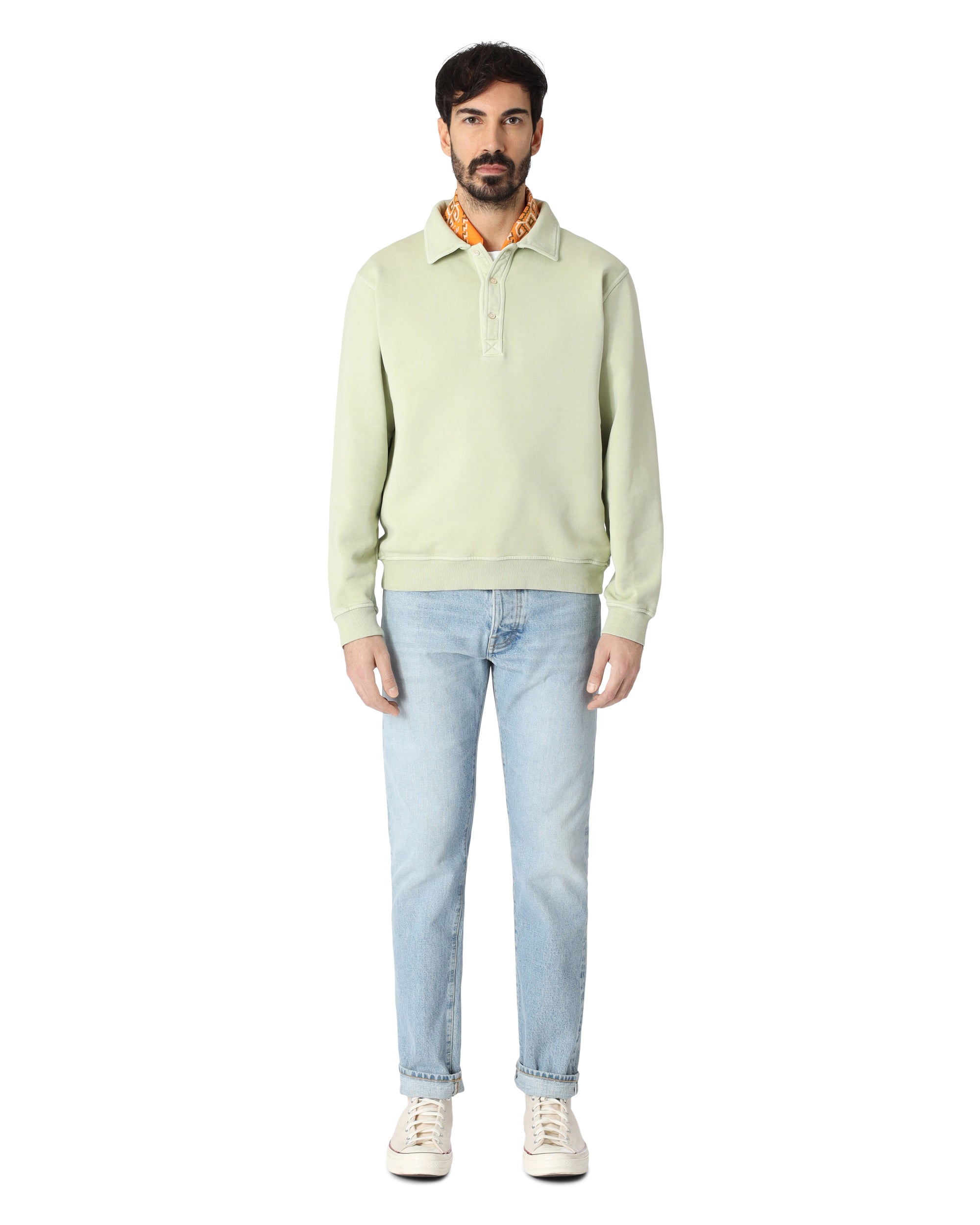 Hunting Fleece Jersey Long Sleeve Polo Shirt