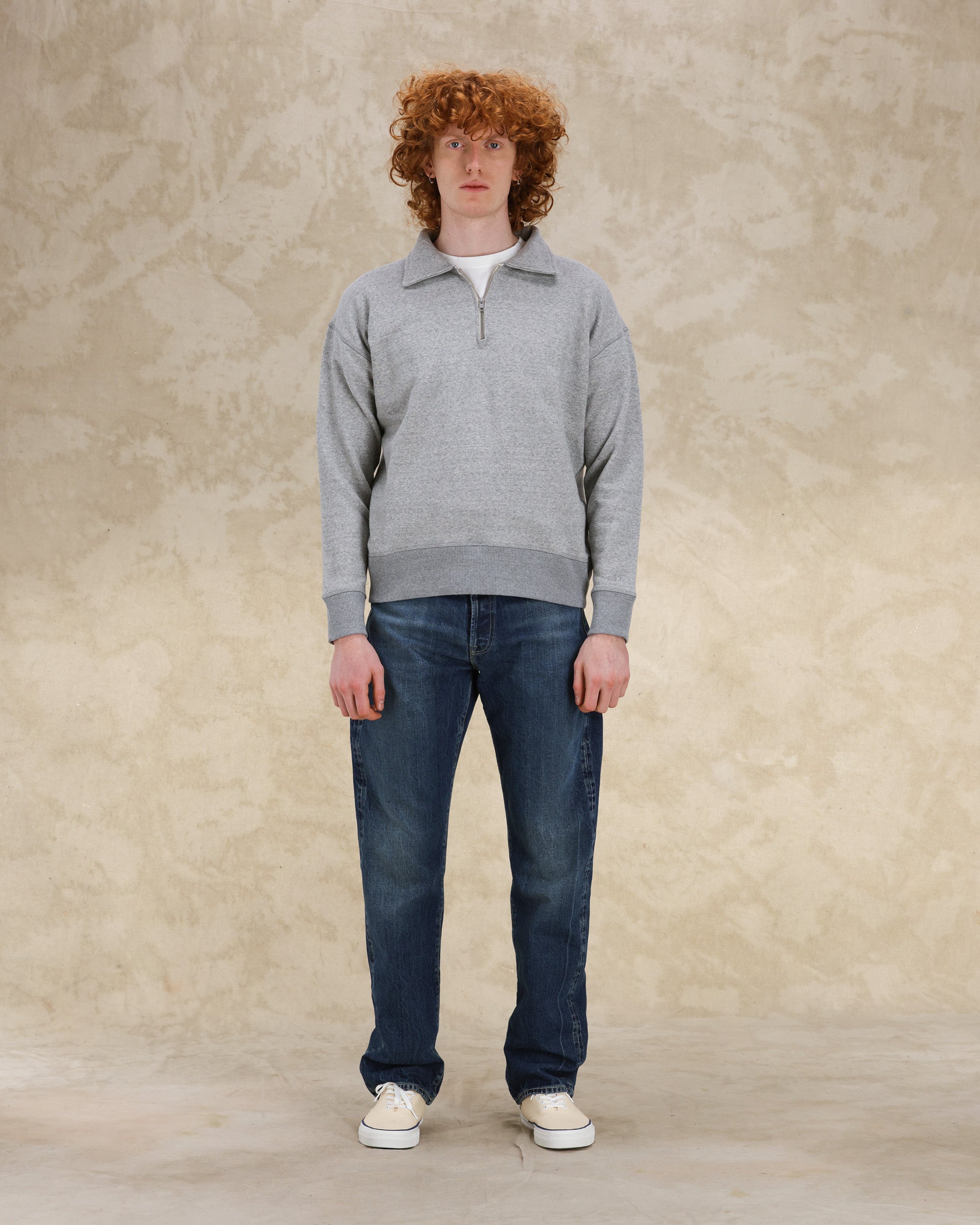 Idaho Sweatshirt Cotton Zip 3/4