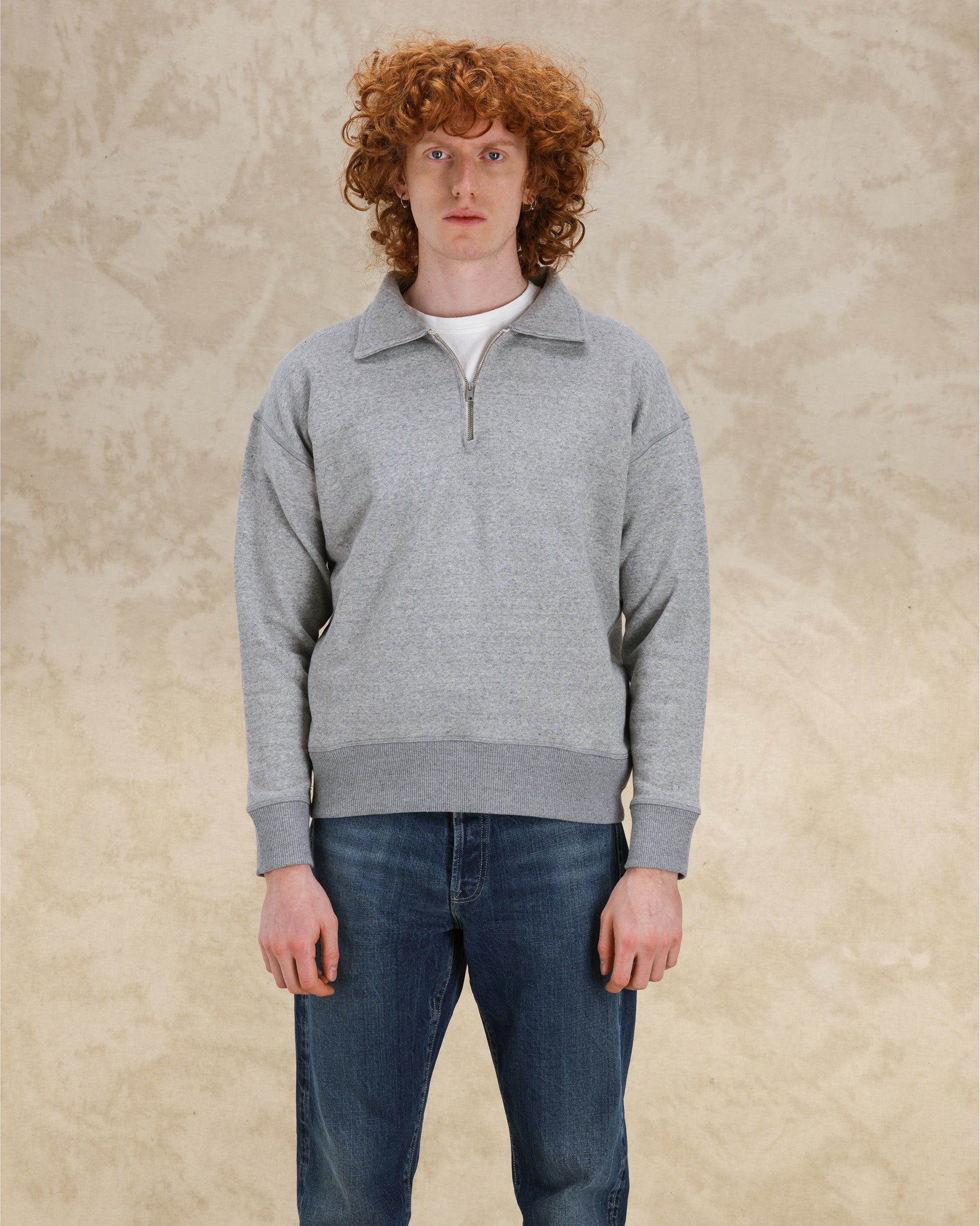 Idaho Sweatshirt Cotton Zip 3/4