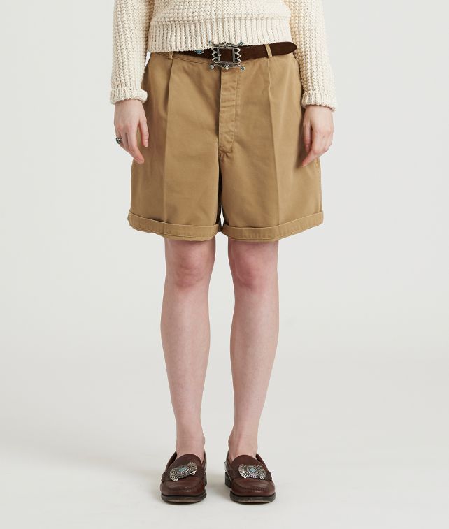Jillian Canvas Cotton Shorts