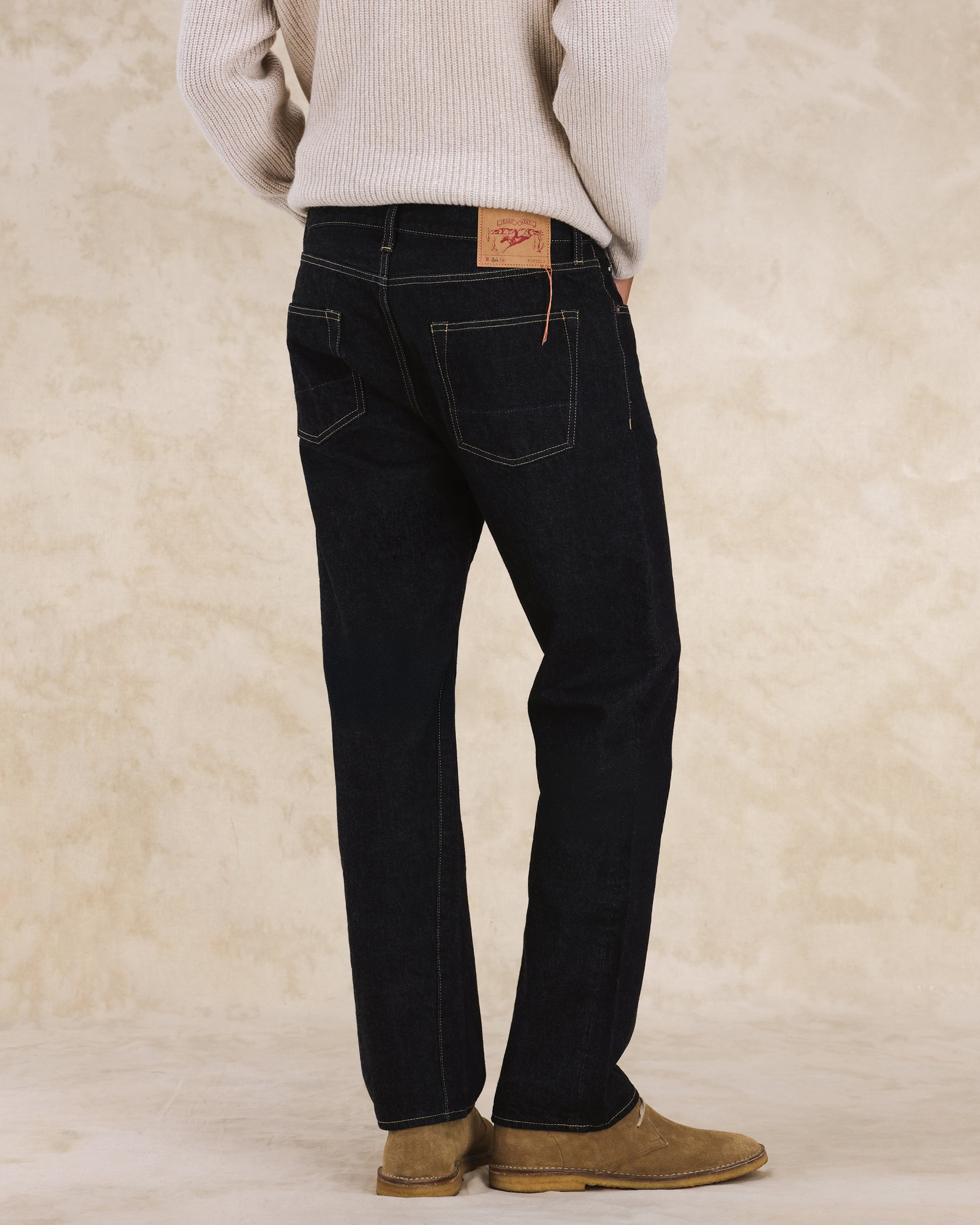 JohnJap Japan Denim Cimosato 5 Tasche Regular Fit Indigo Rinse