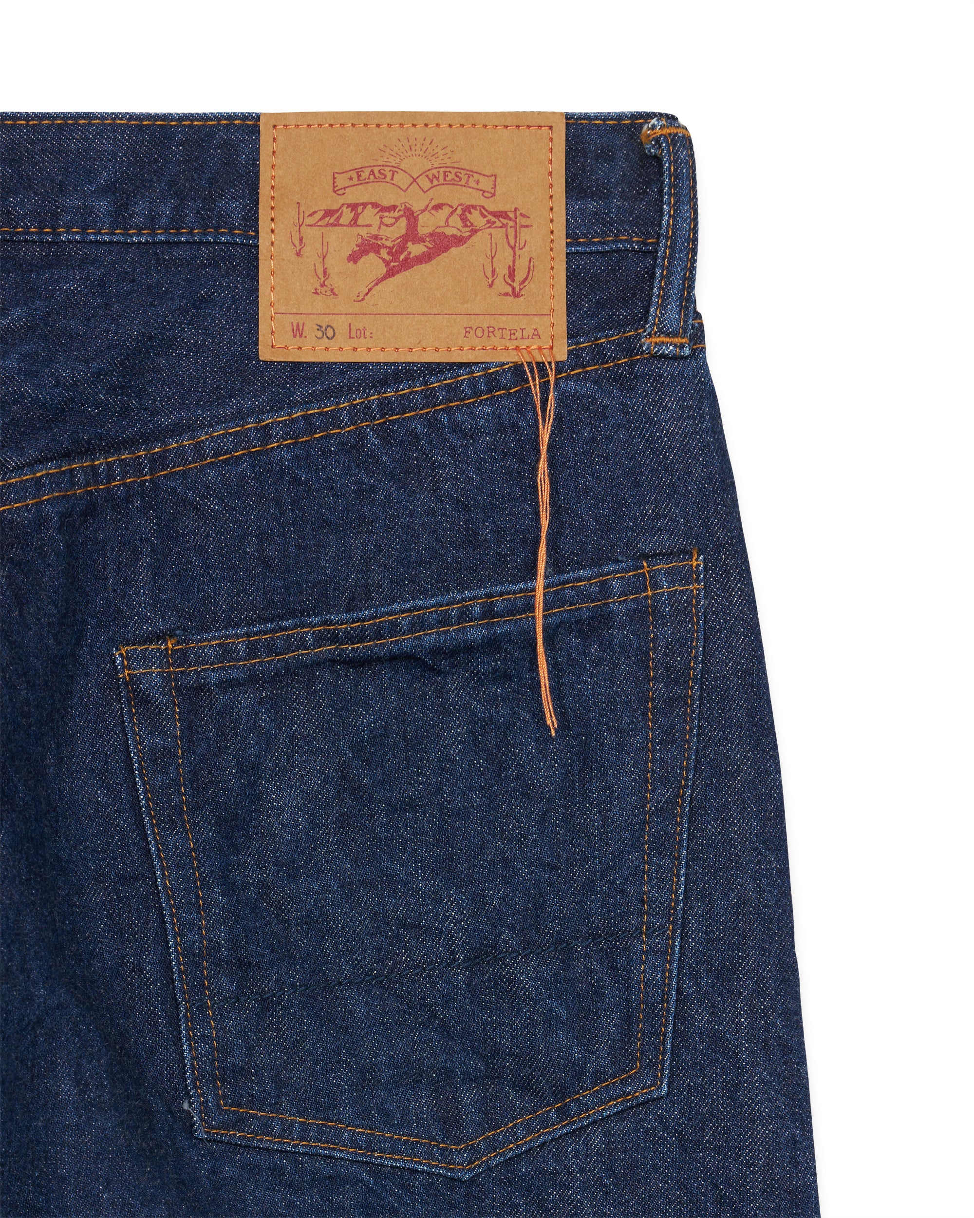 992 Johnny Japan Denim Selvedge Rinse Wash 5-pocket High-waisted