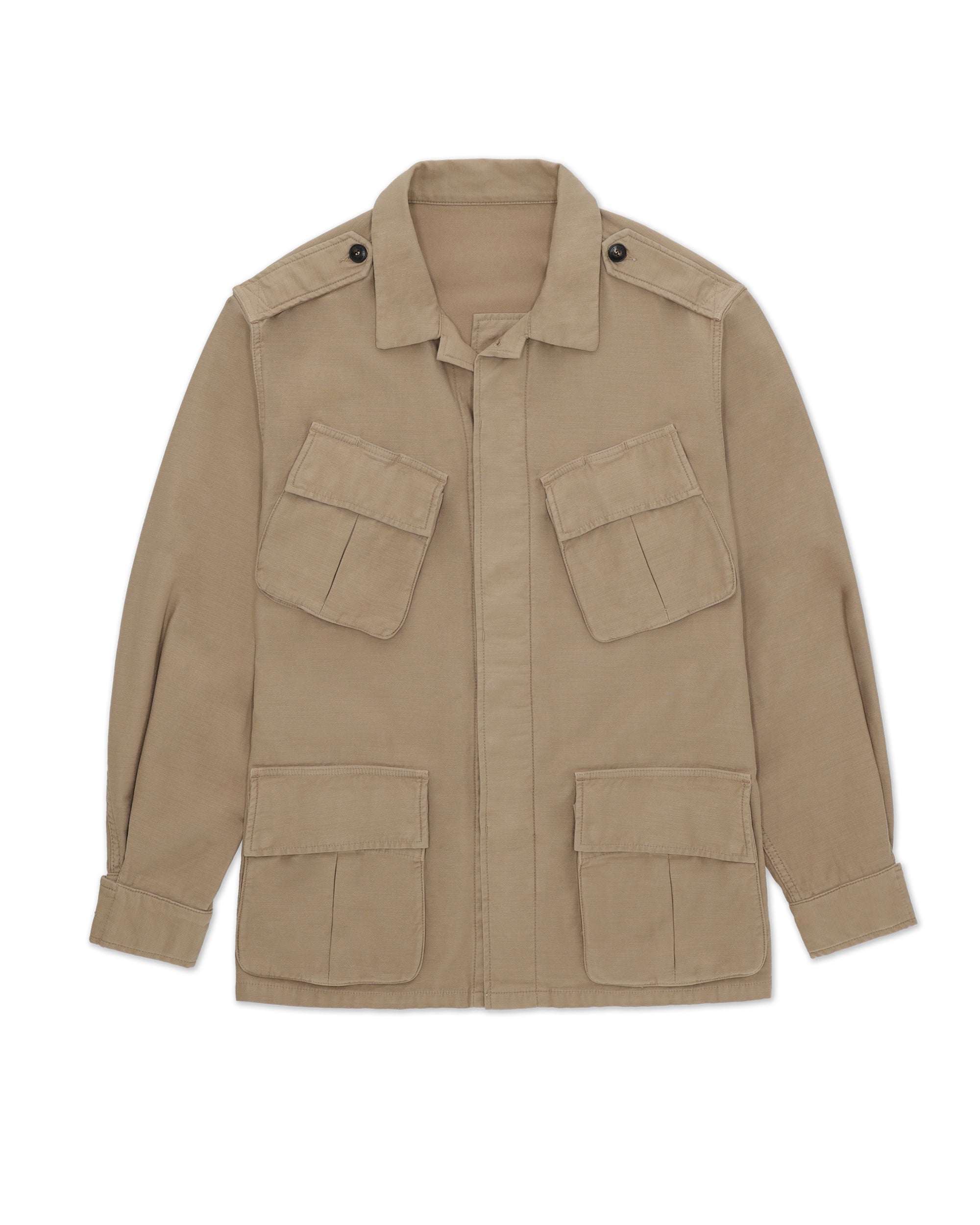 Jungle Jacket With Pockets Cotton