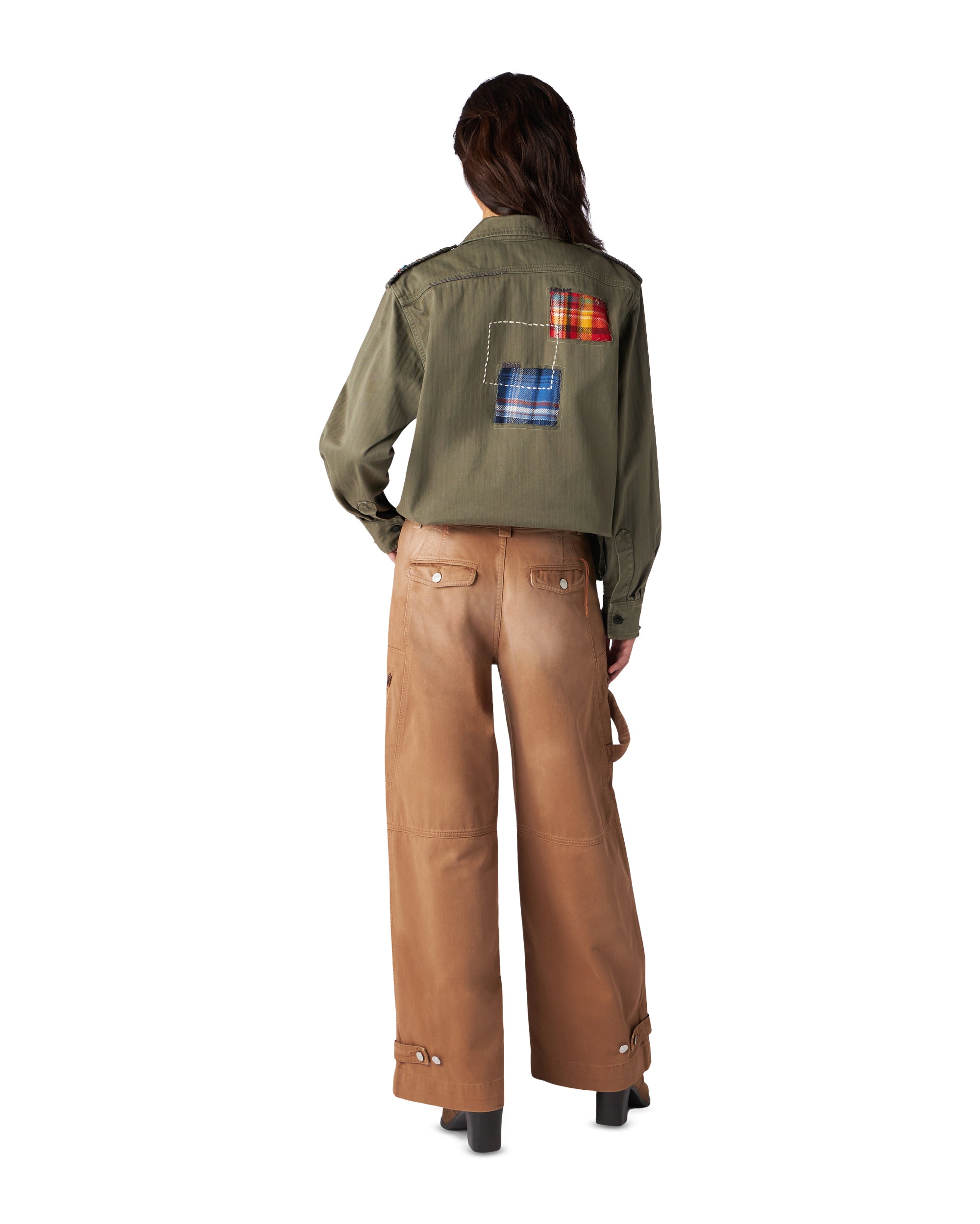 Juniat Pantaloni Cargo In Twill Di Cotone