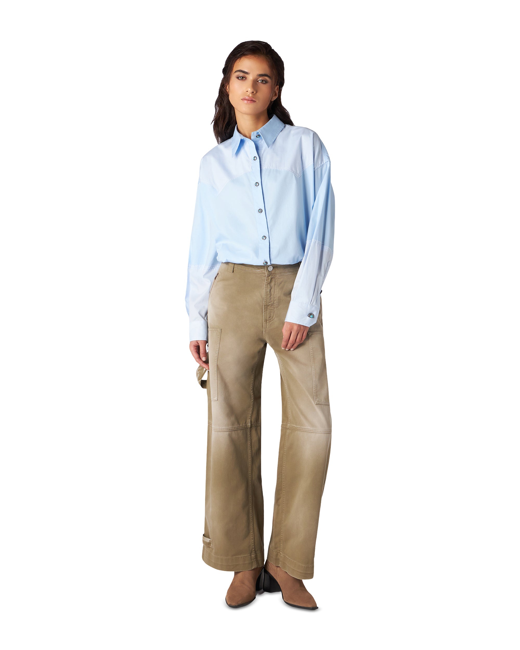 Juniat Pantaloni Cargo In Twill Di Cotone