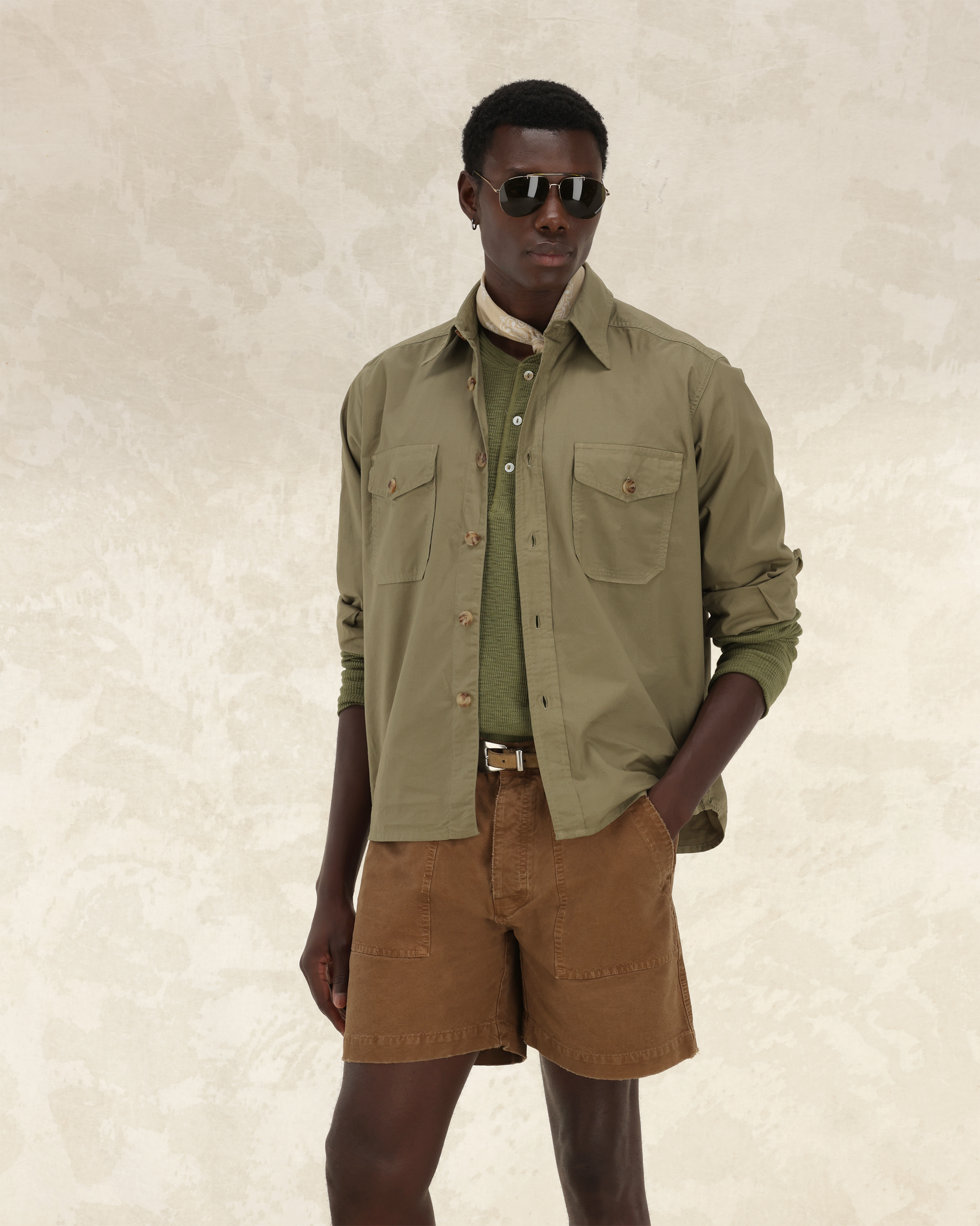 Kenny Twill Cotton Overshirt