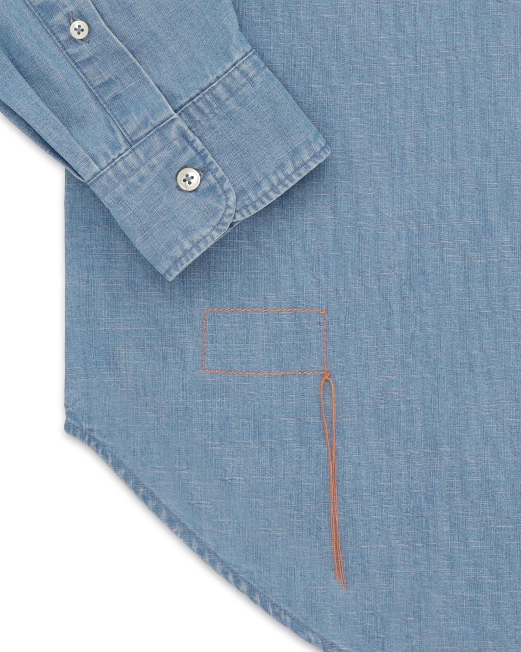 King Camicia In Chambray