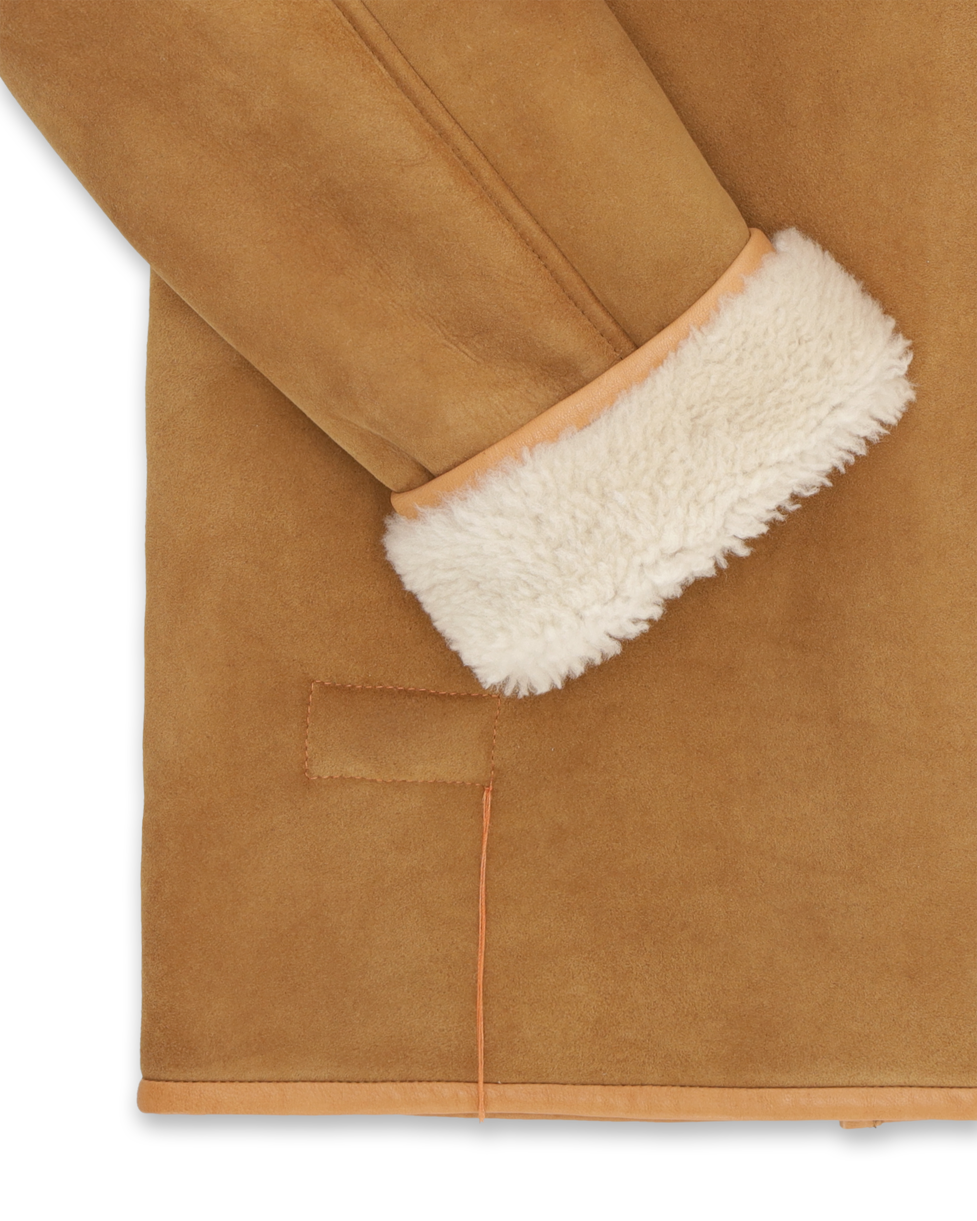 Lemans Coat Double-breasted Shearling