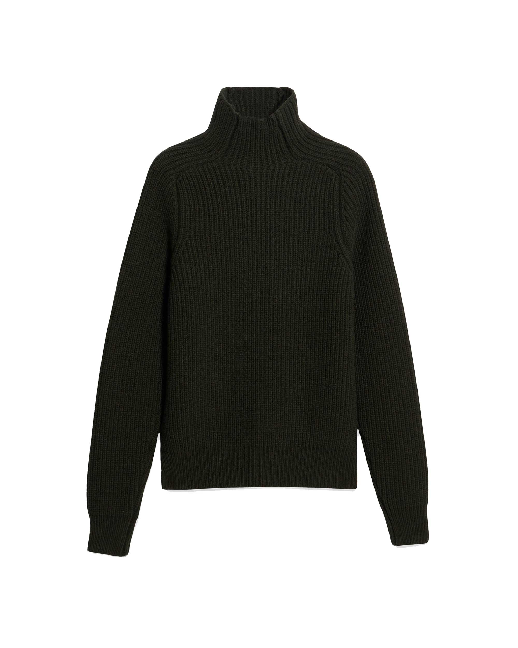 Leona High Neck Wool and Cashmere Sweater