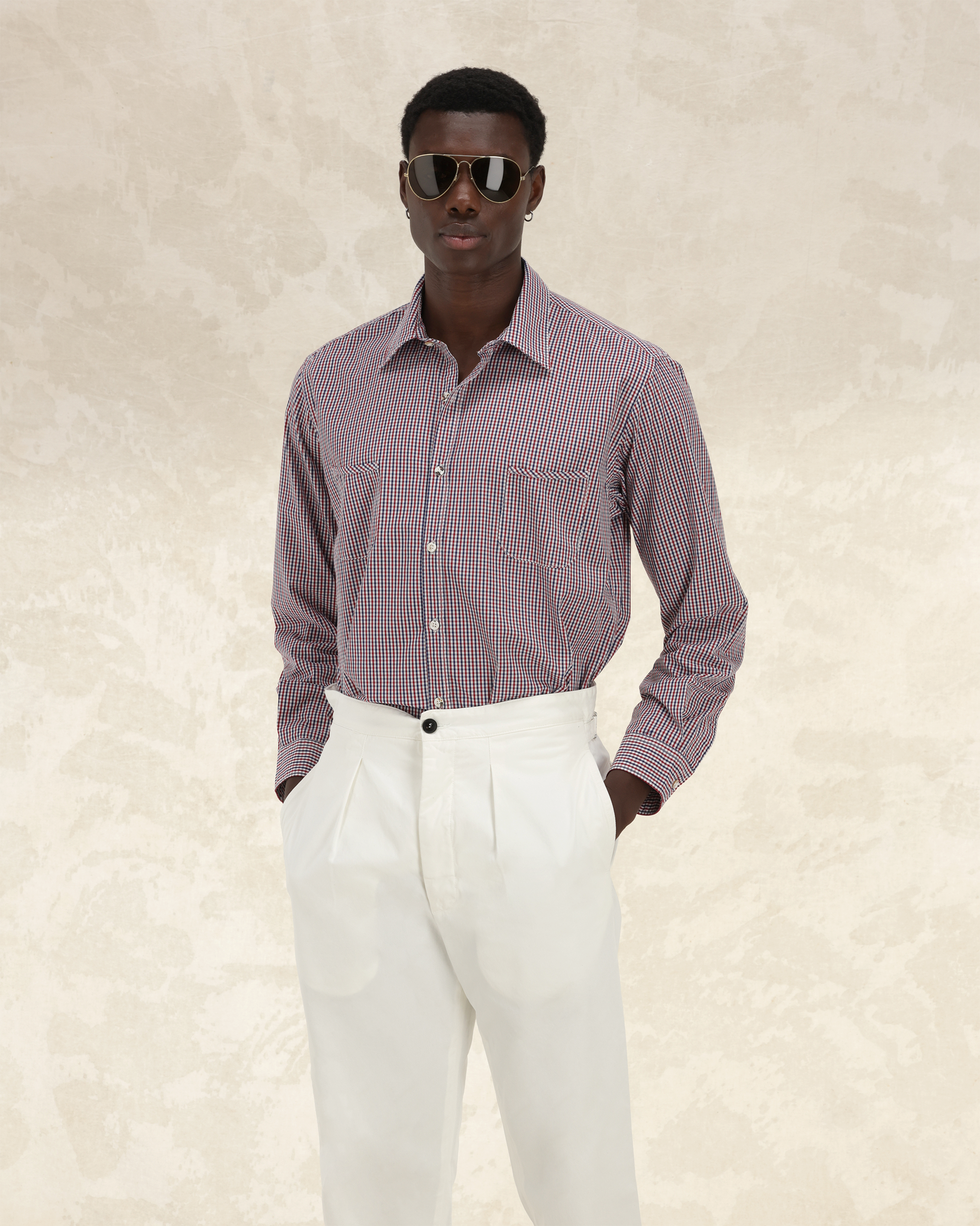 Liam Shirt Cotton With Chest Pocket