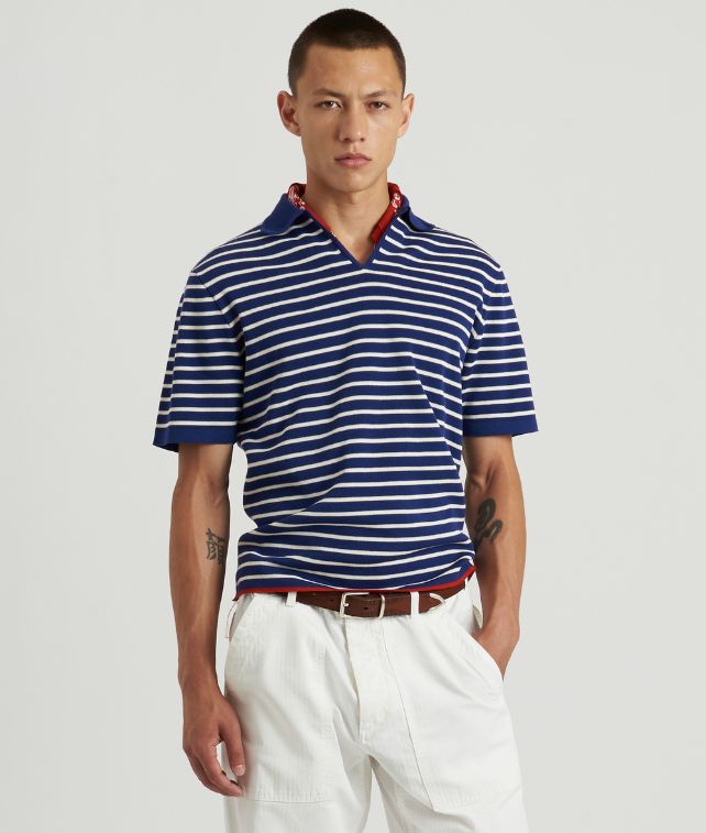 Andyb Polo Sleeves Short Ribbed