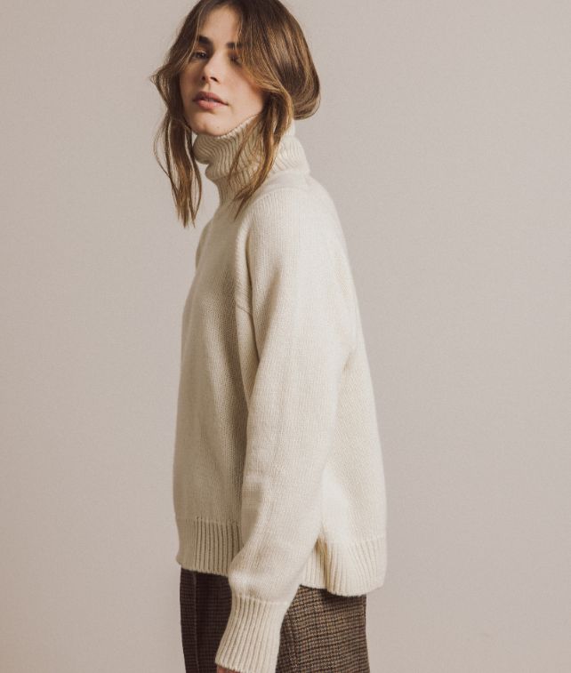 Lucy Maglione Collo Alto in Lana e Cashmere