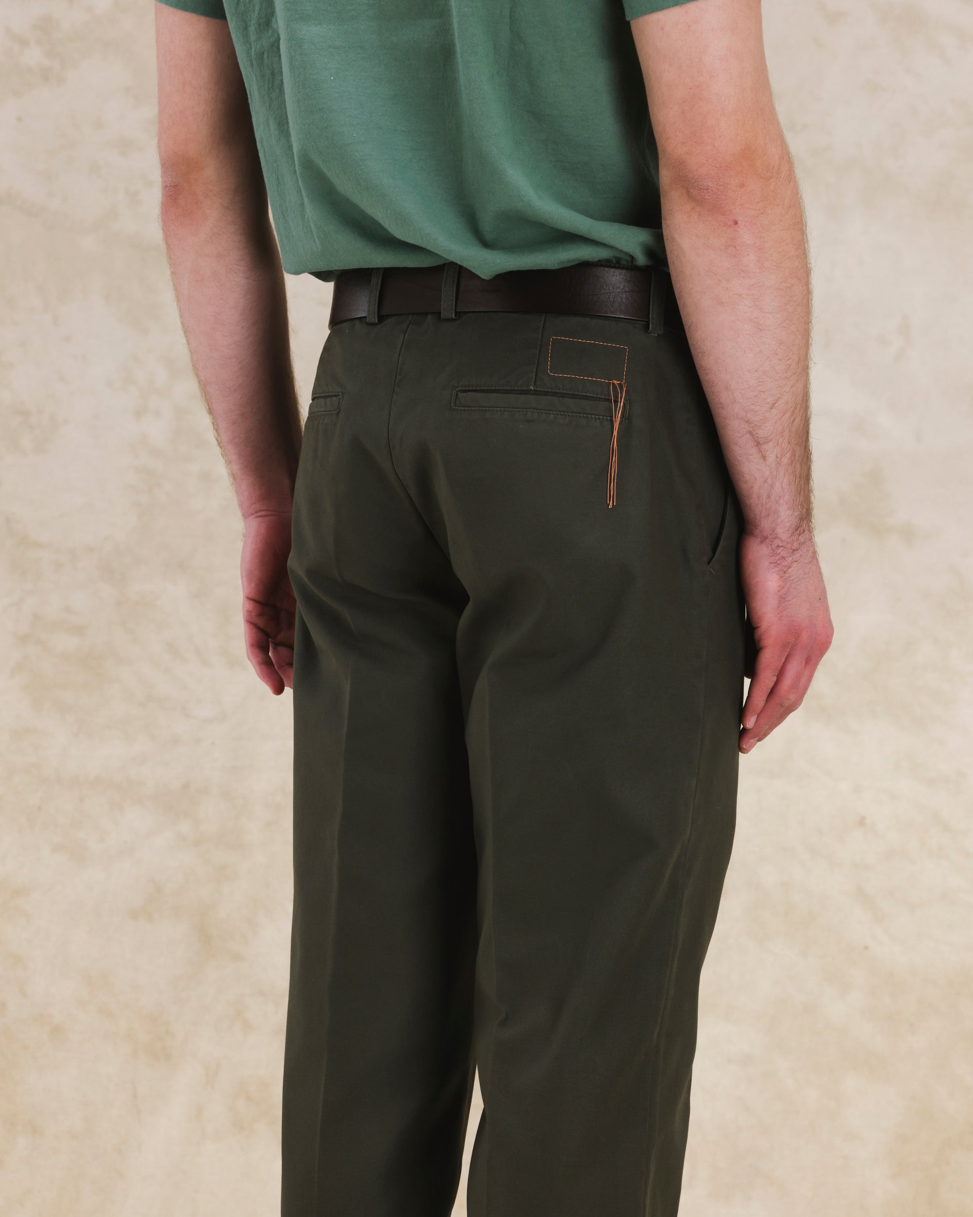 Maine Reversed Cotton Canvas Trousers