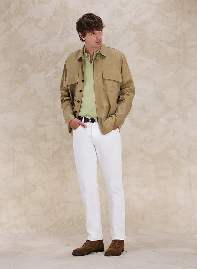 Mark Overshirt In Cotone Cerato