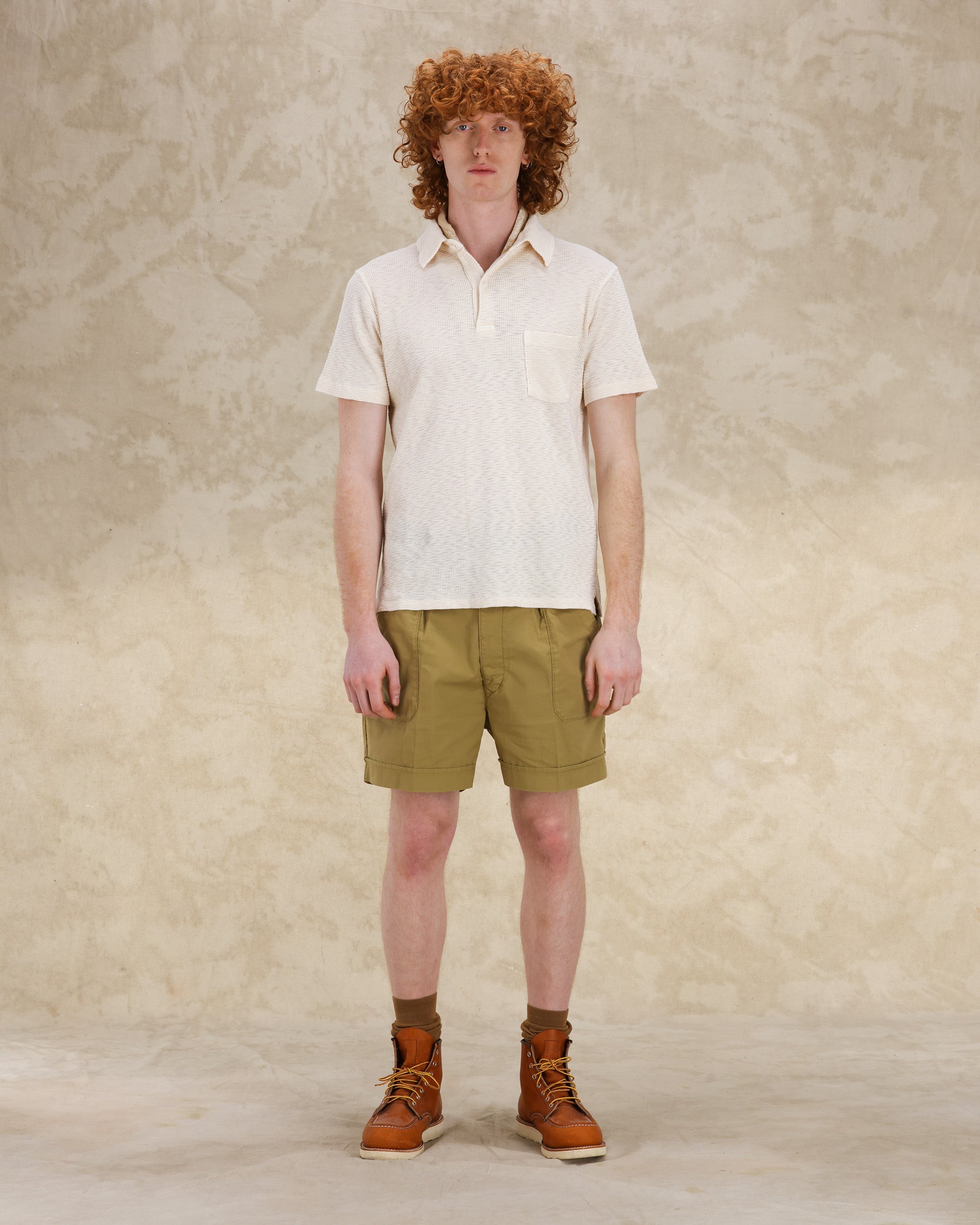 Missourim Polo Jersey Waffle Short Sleeves