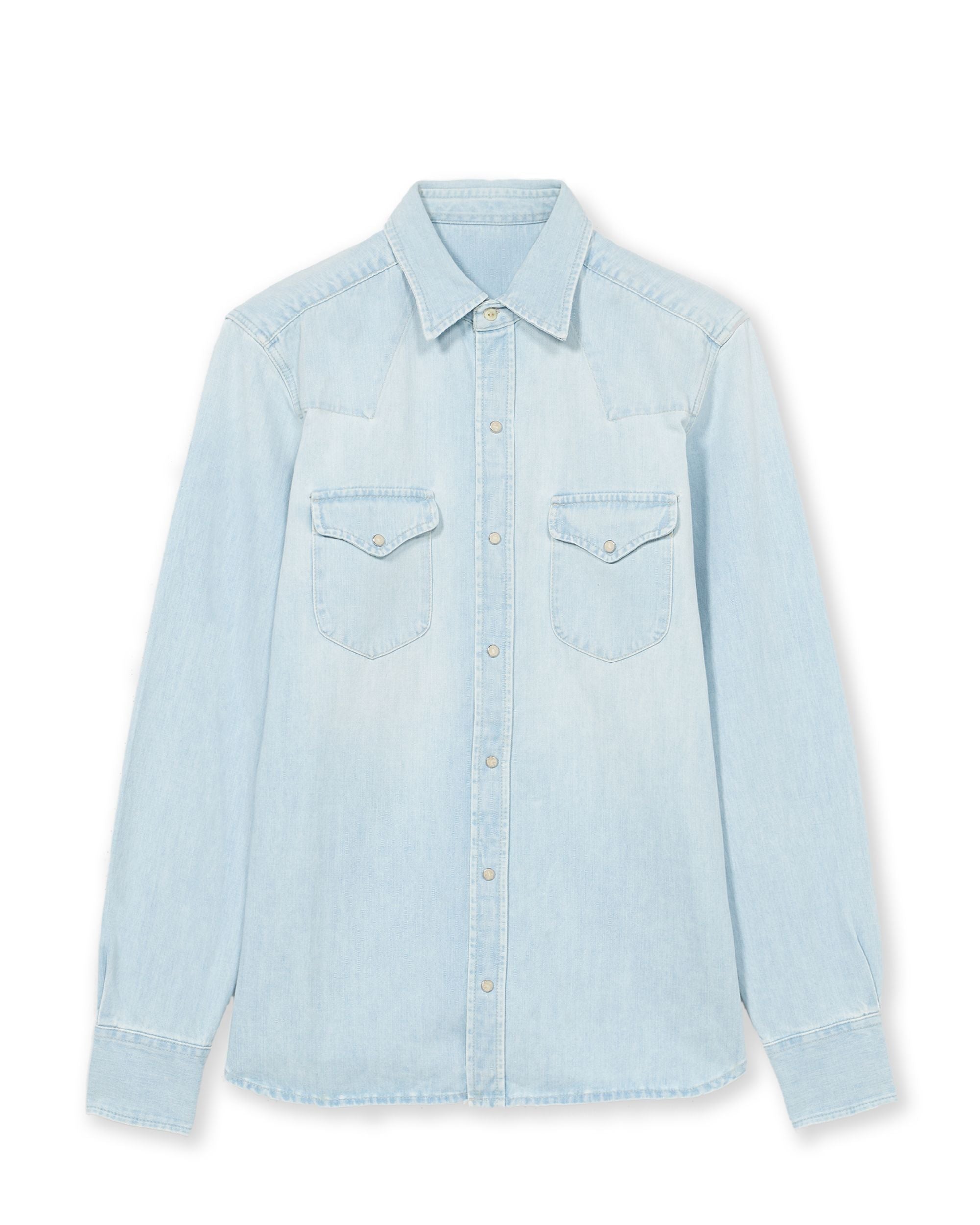 Texj Texan Denim Shirt Bleach Wash