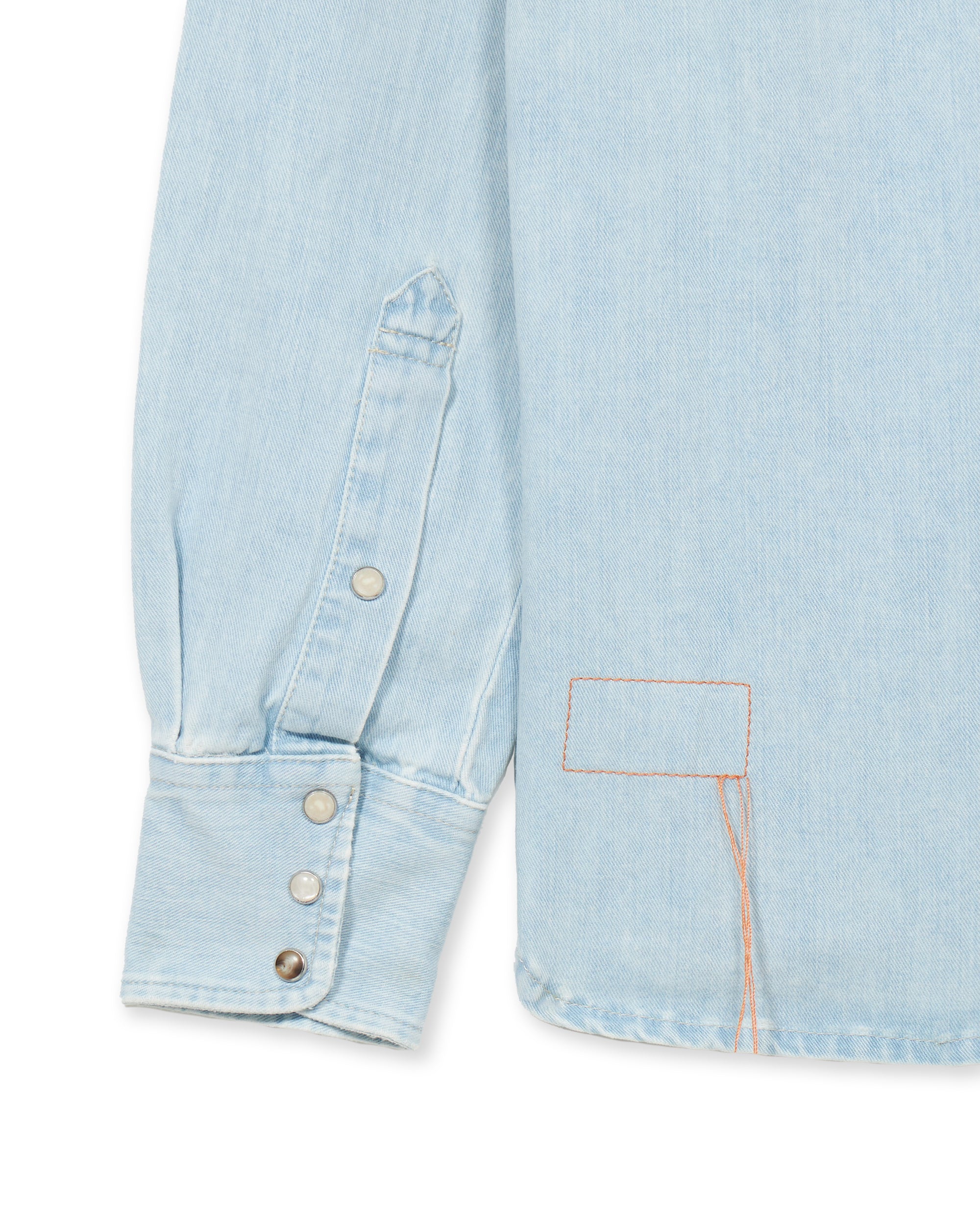 Texj Texan Denim Shirt Bleach Wash