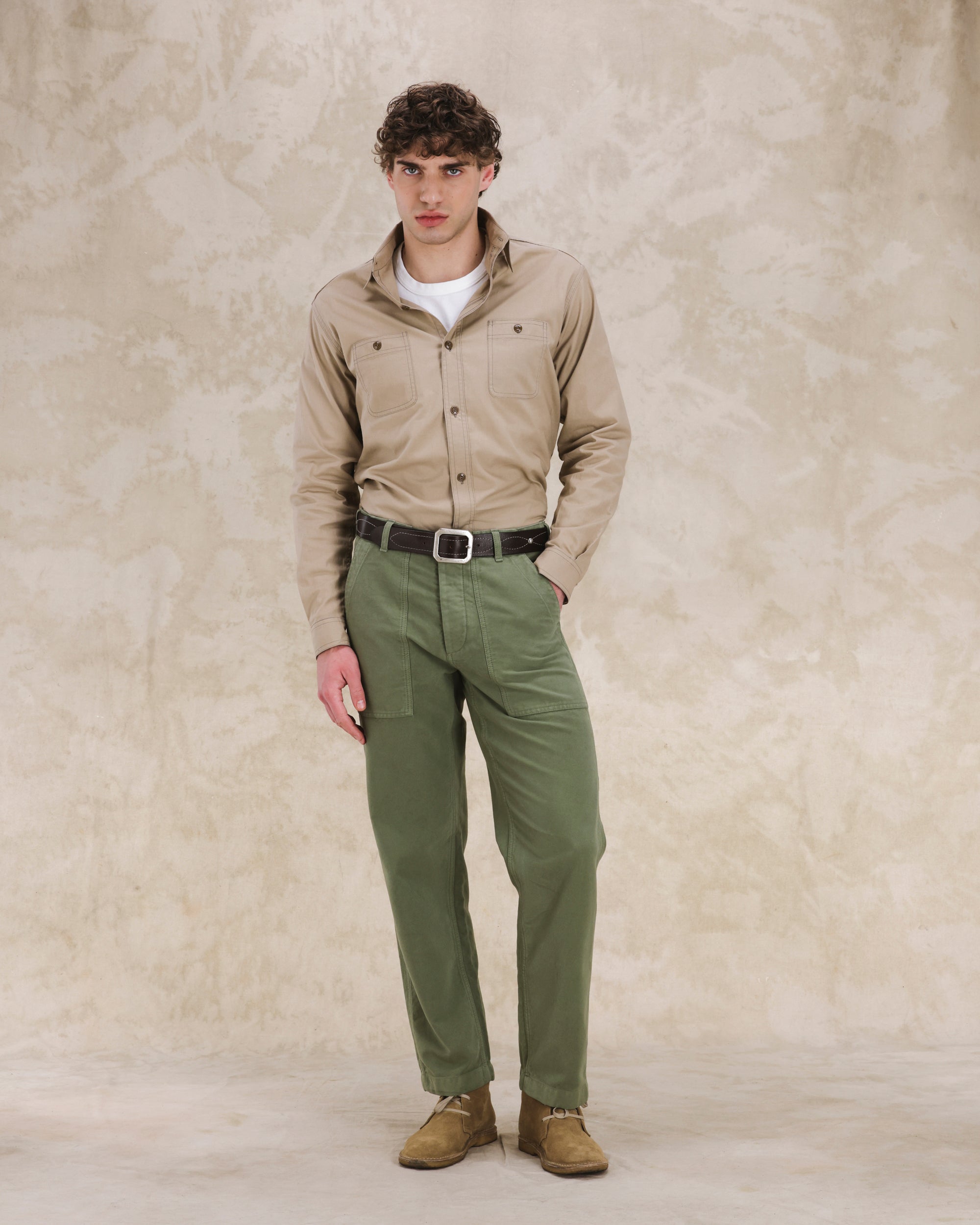 Newfatigue Pantaloni Fatigue In Moleskin