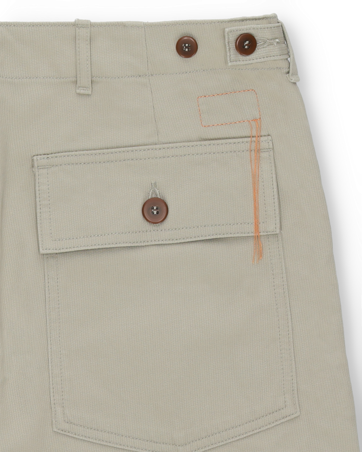 Newfatigue Trousers With Pockets Bedford Fabric