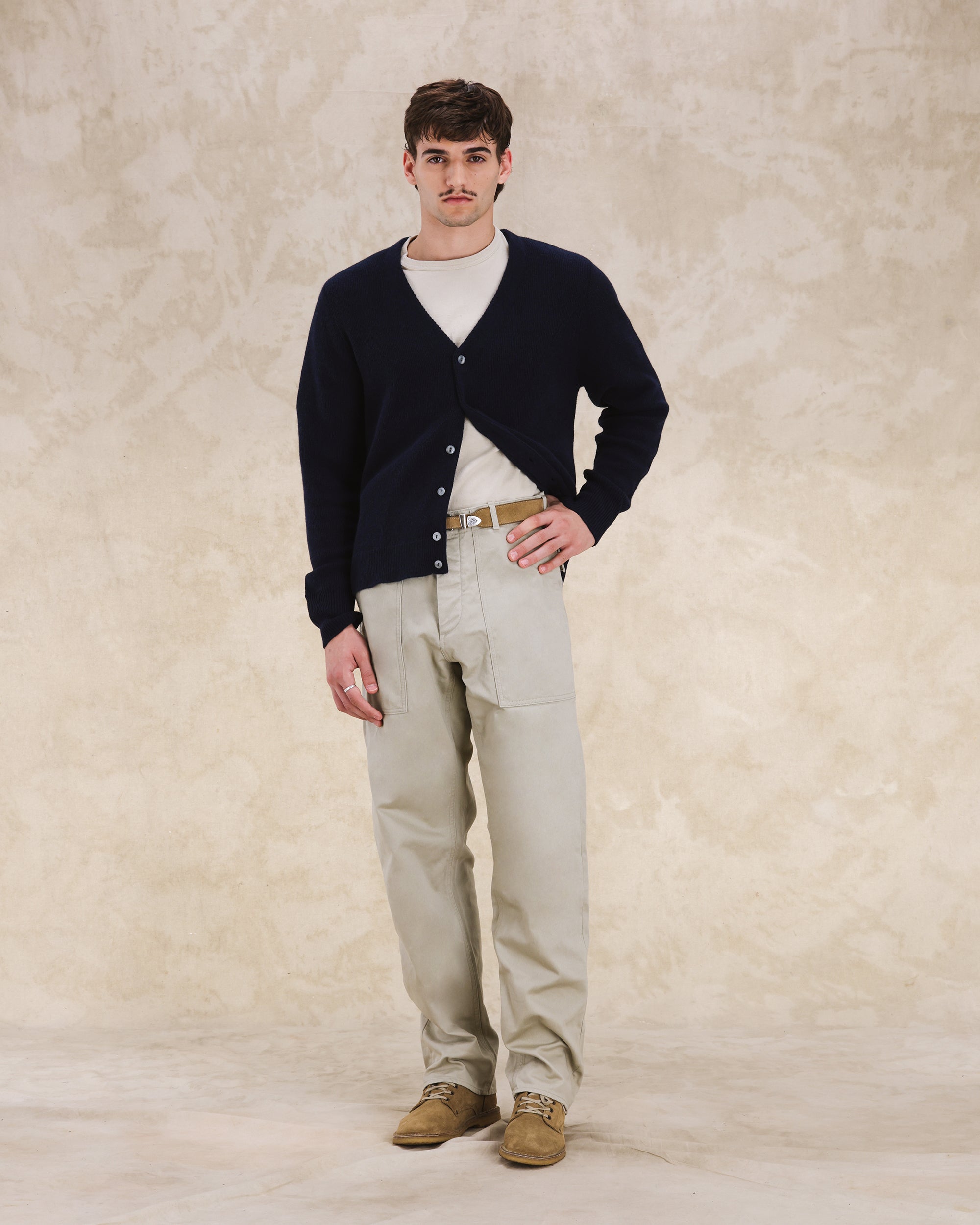 Newfatigue Trousers With Pockets Bedford Fabric