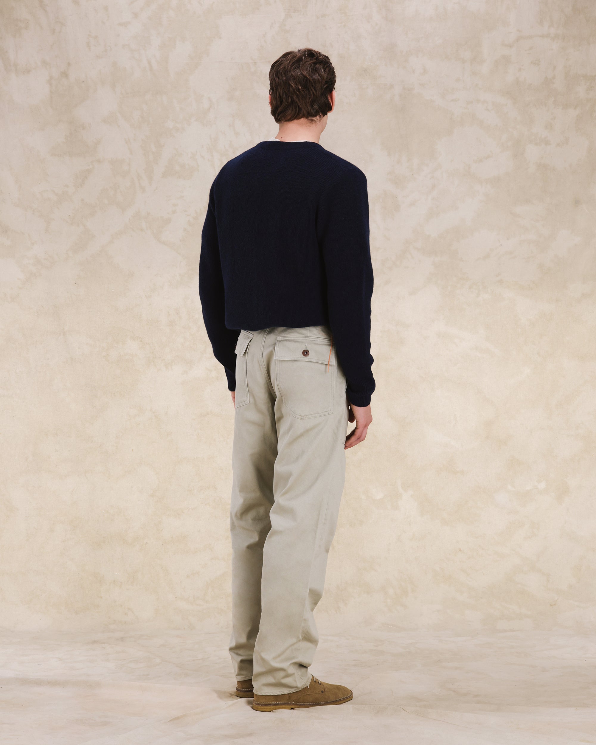 Newfatigue Trousers With Pockets Bedford Fabric