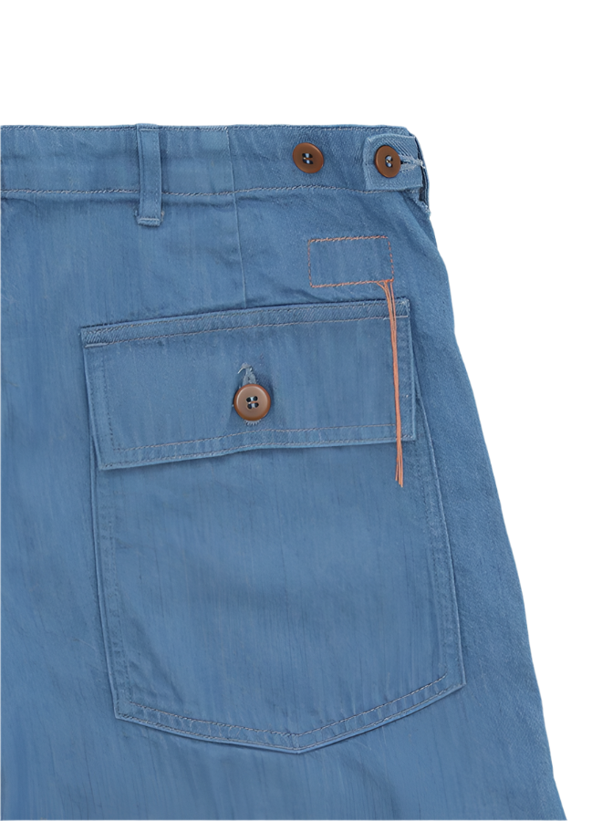 Newfatigue Pantaloni Fatigue Japan Denim Custom Wash