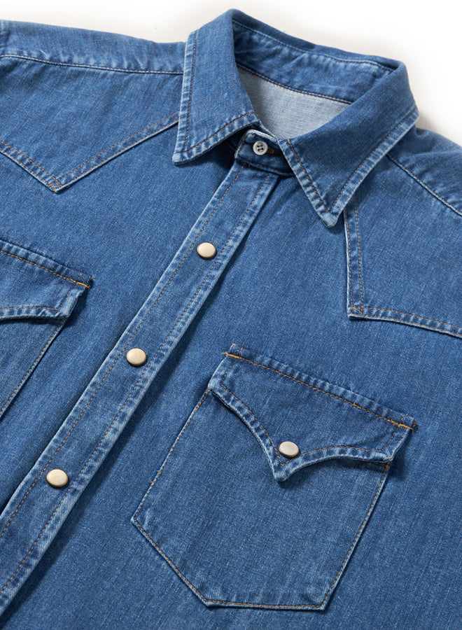 Ntex Texan Denim Shirt Stone Wash