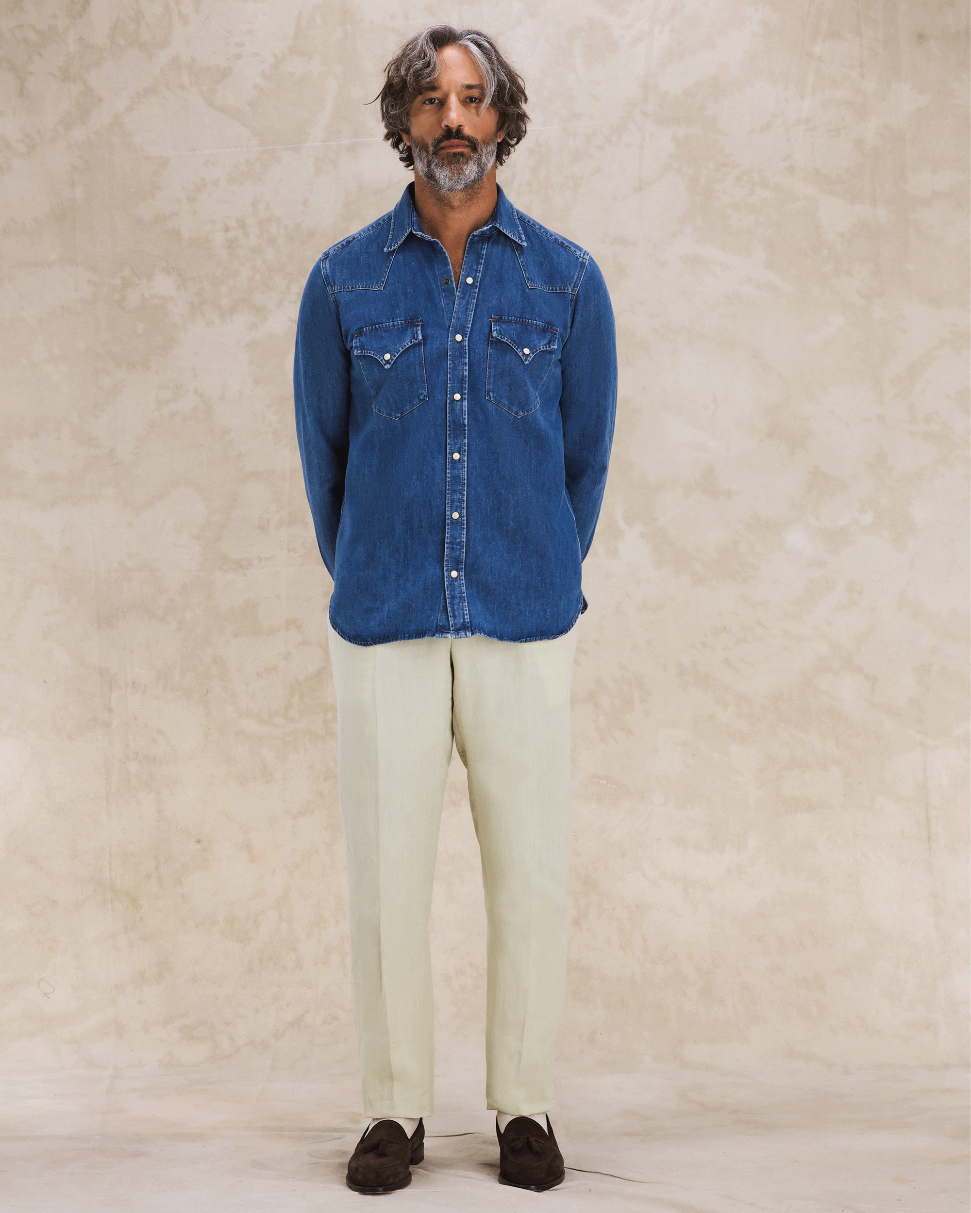 Ntex Texan Denim Shirt Stone Wash