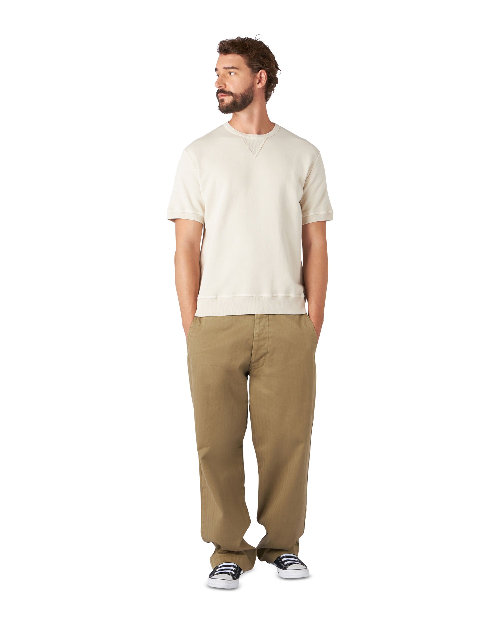 Ohio Brushed Jersey Short Sleeves Sweatshirt