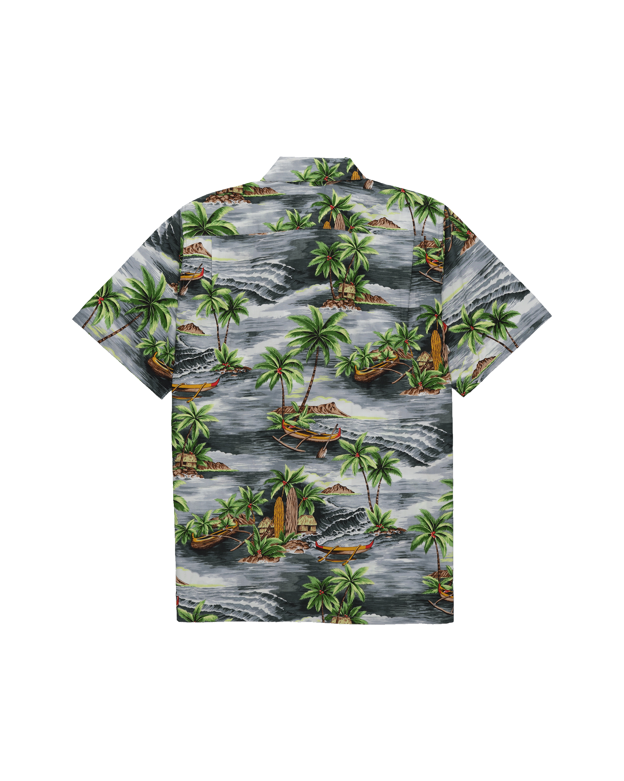 Outrigger Cotton Printed Short Sleeve Shirt