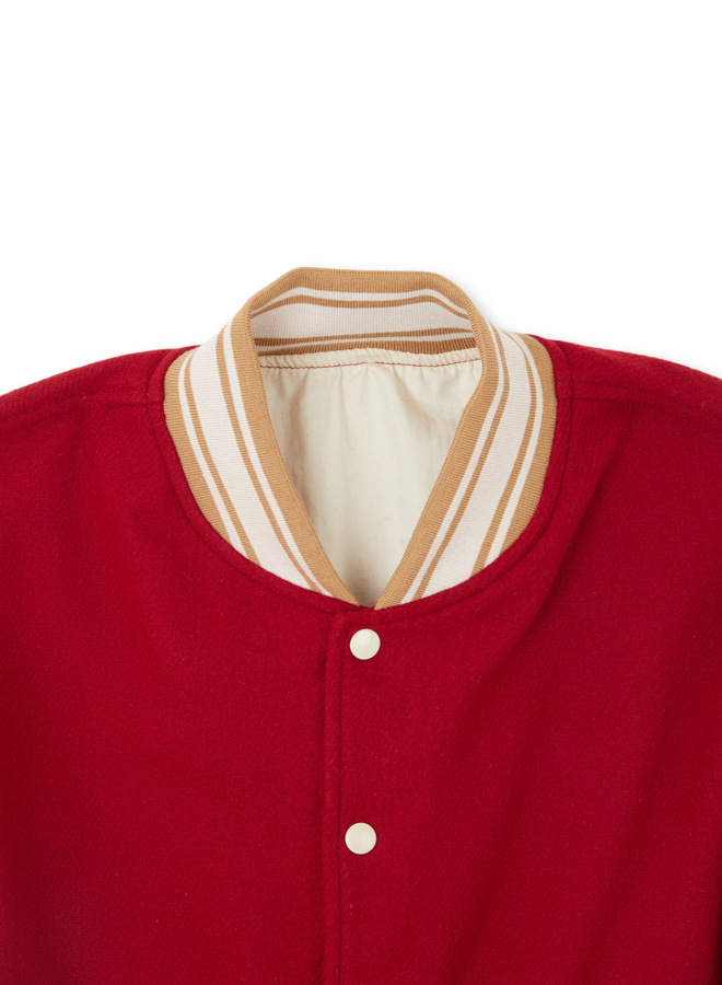 Oxford Bomber In Lana e Pelle