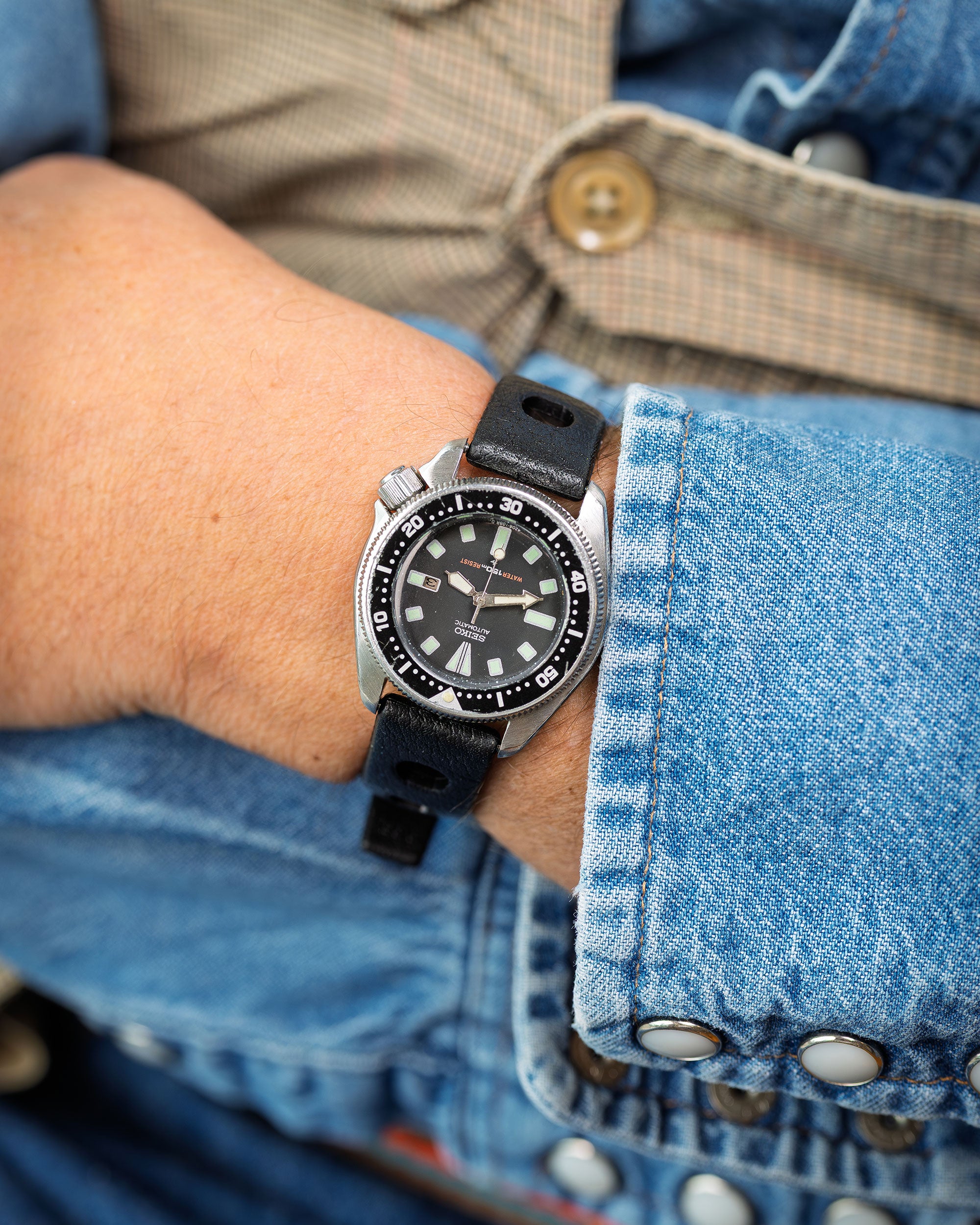 Seiko Baby BR7 Quadrante Nero
