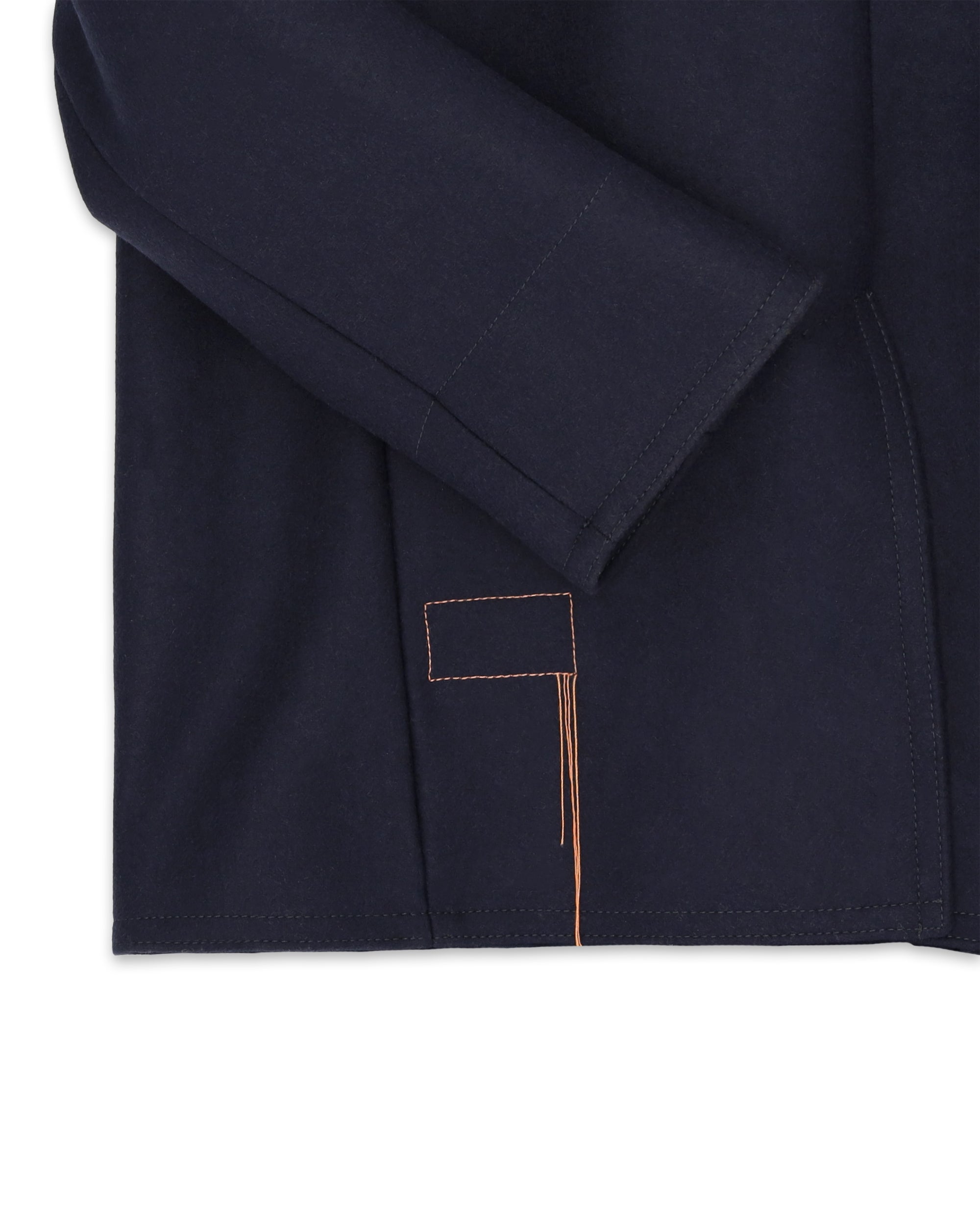 Peacot Jacket Double-breasted Wool