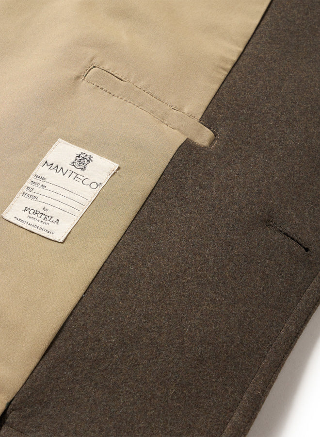 Peacot Jacket Double-breasted Wool