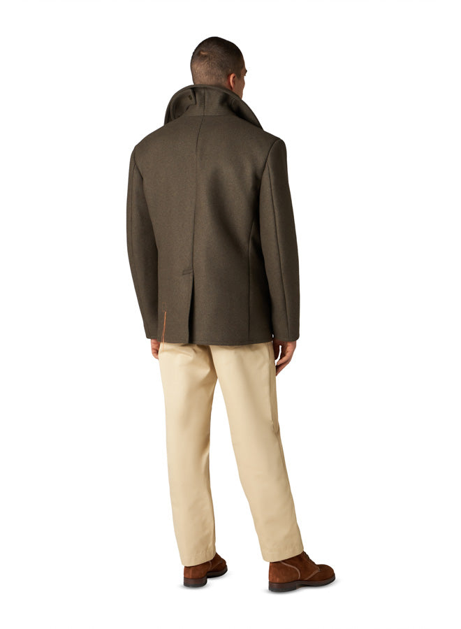 Peacot Jacket Double-breasted Wool