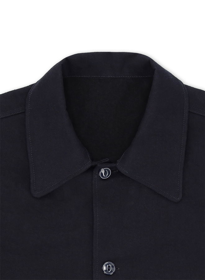 Pepper Overshirt In Cotone E Lana