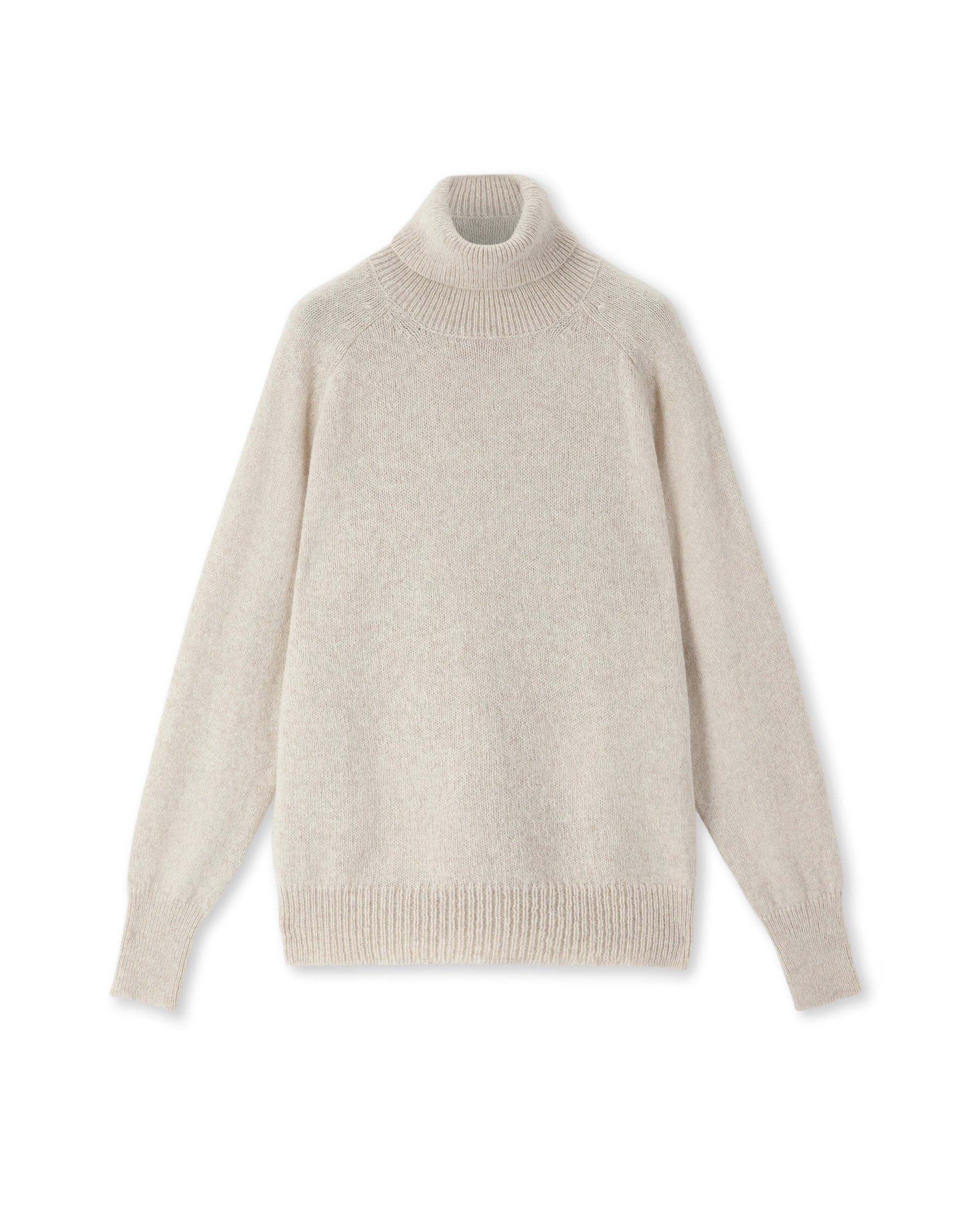 Piero High Neck Alpaca Wool Sweater