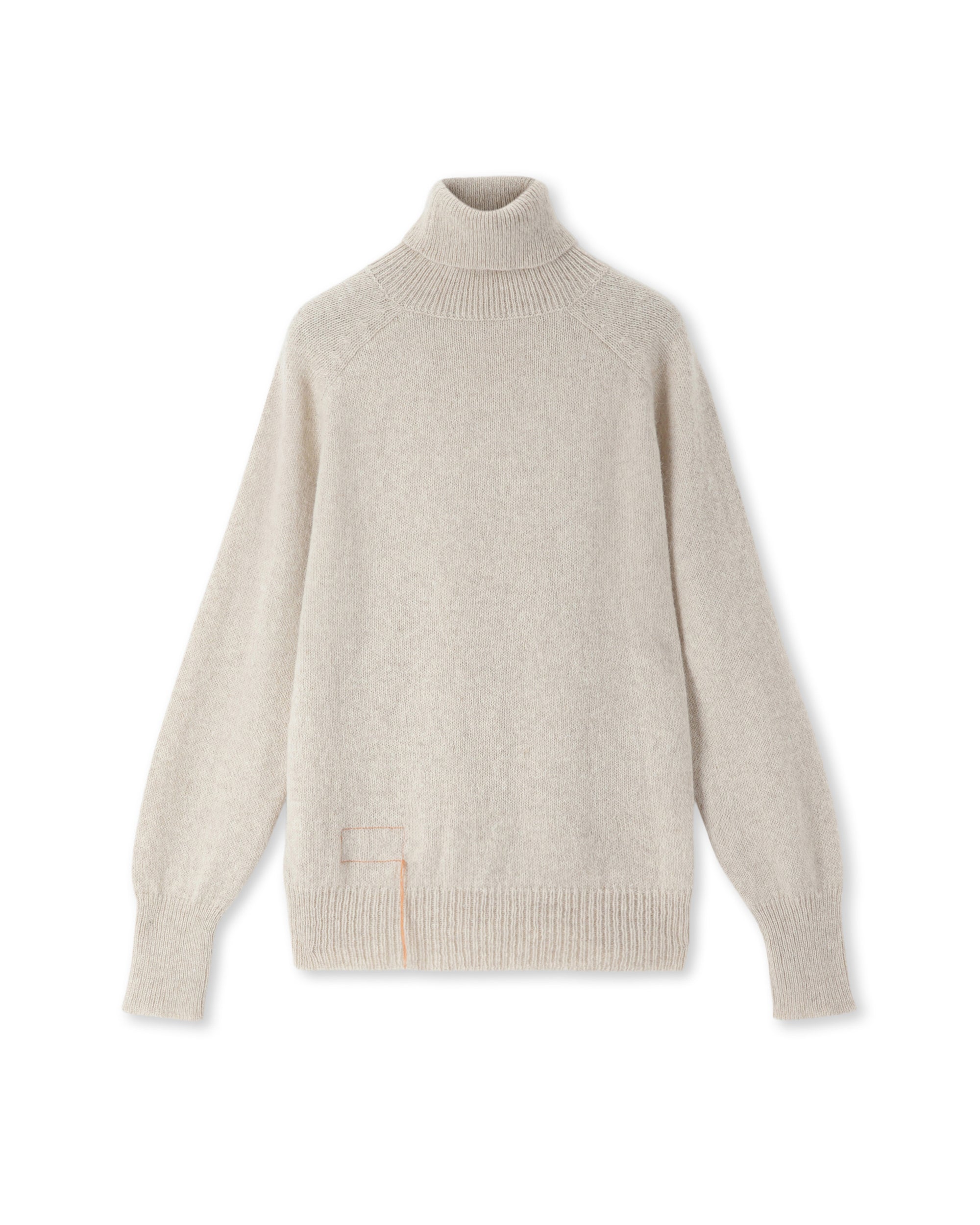 Piero High Neck Alpaca Wool Sweater