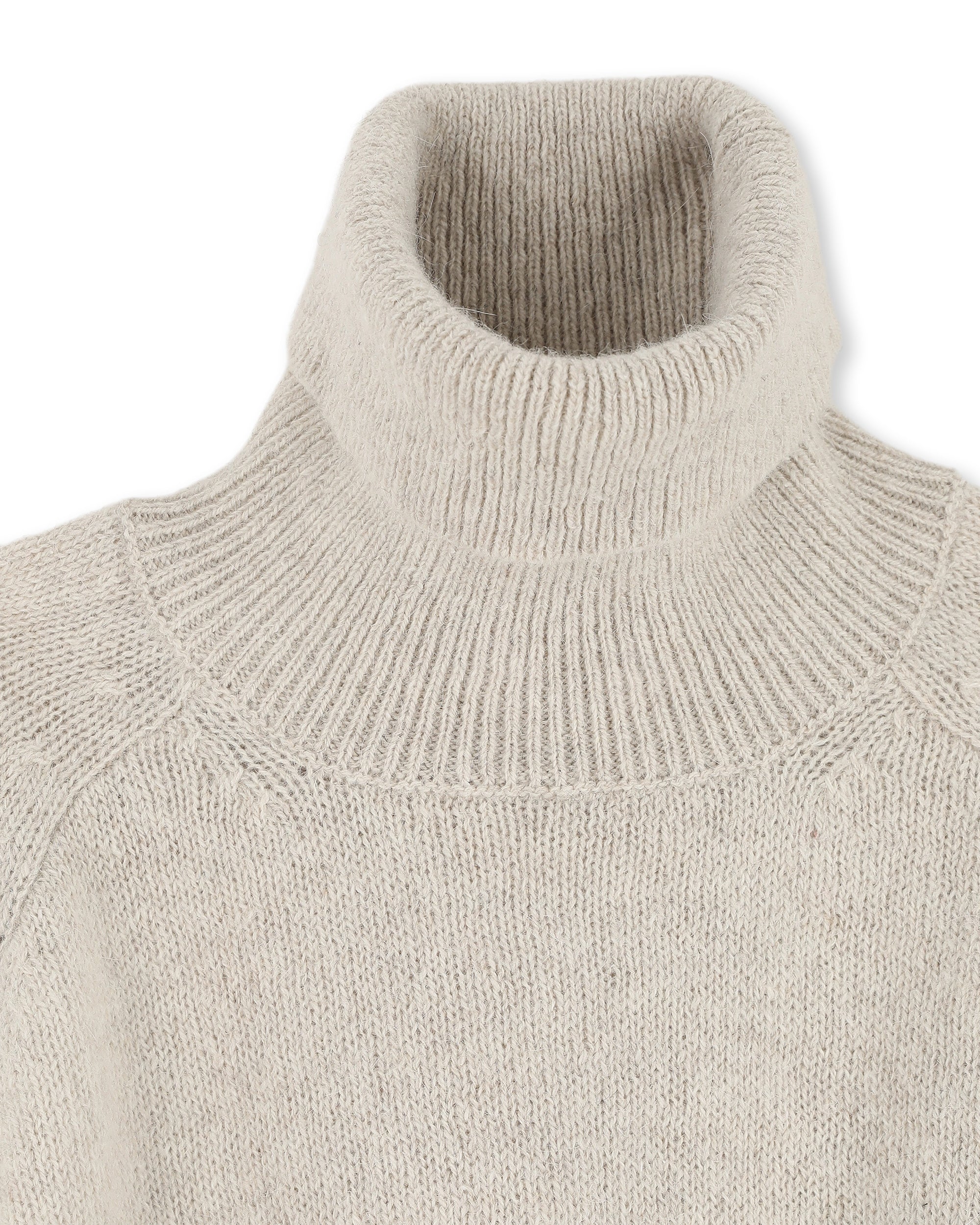 Piero High Neck Alpaca Wool Sweater