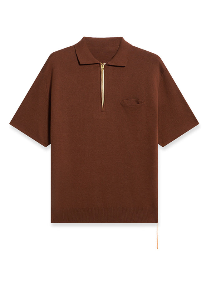 Laight Polo Short Sleeves Zip 3/4