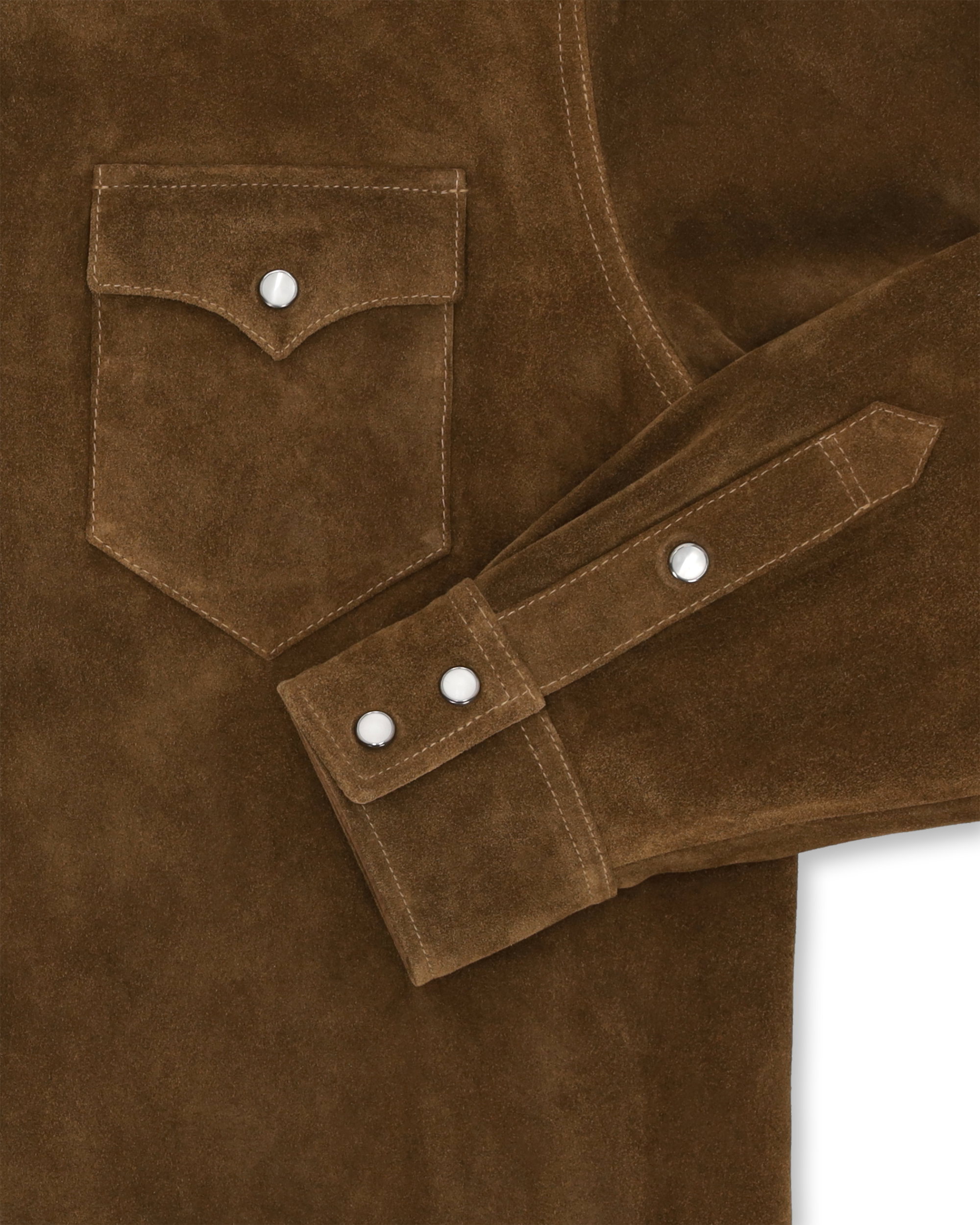 Ranch Camicia Texana in Crosta Scamosciata