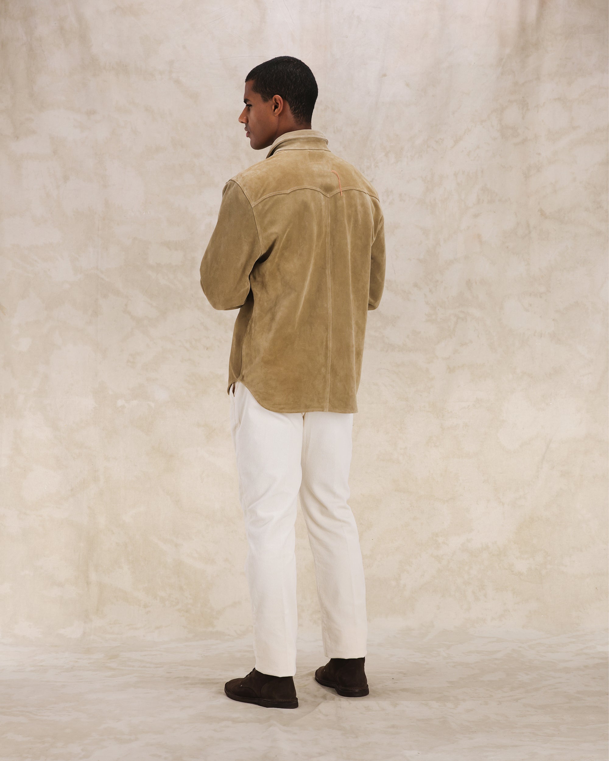 Ranch Camicia Texana in Crosta Scamosciata