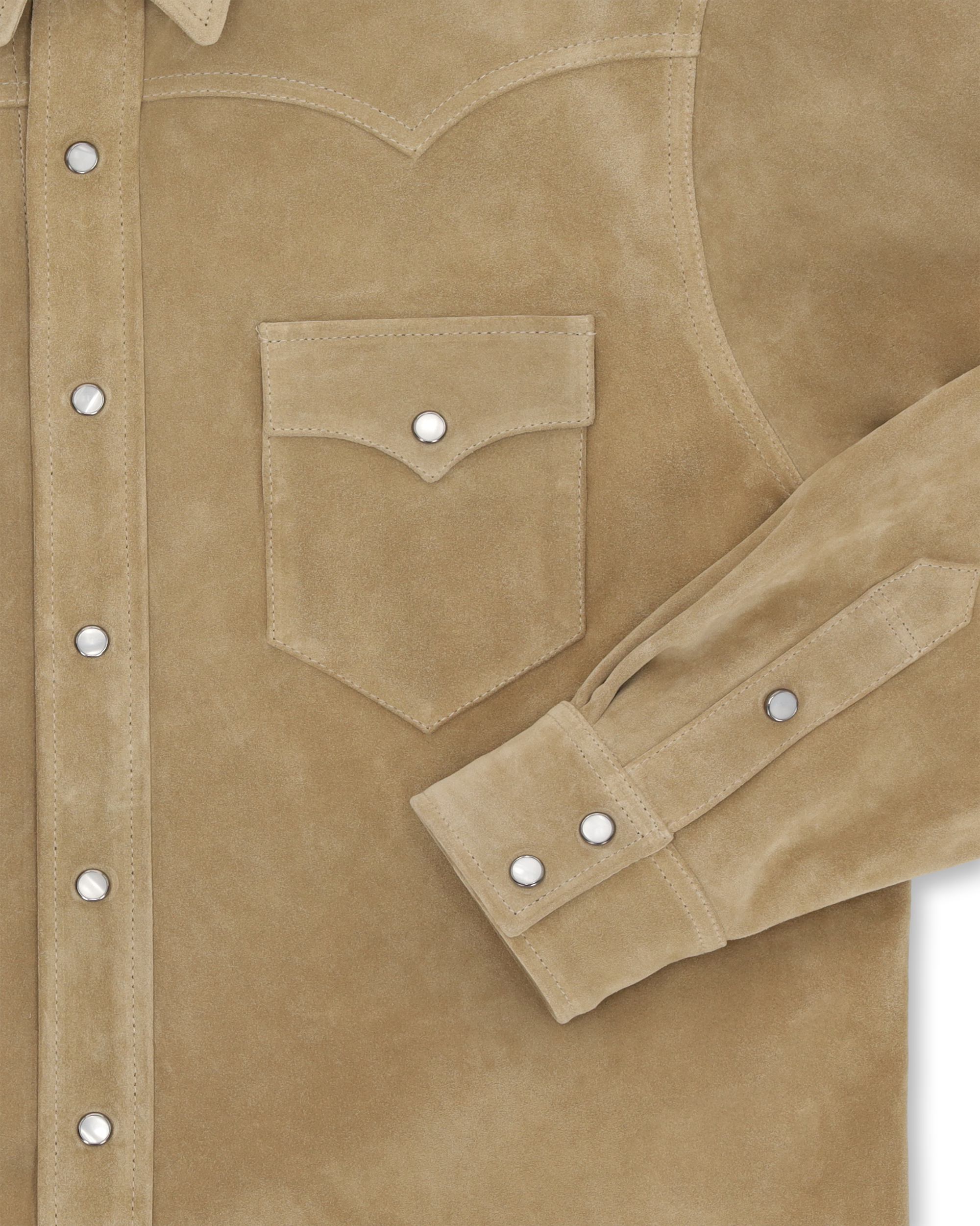 Ranch Camicia Texana in Crosta Scamosciata