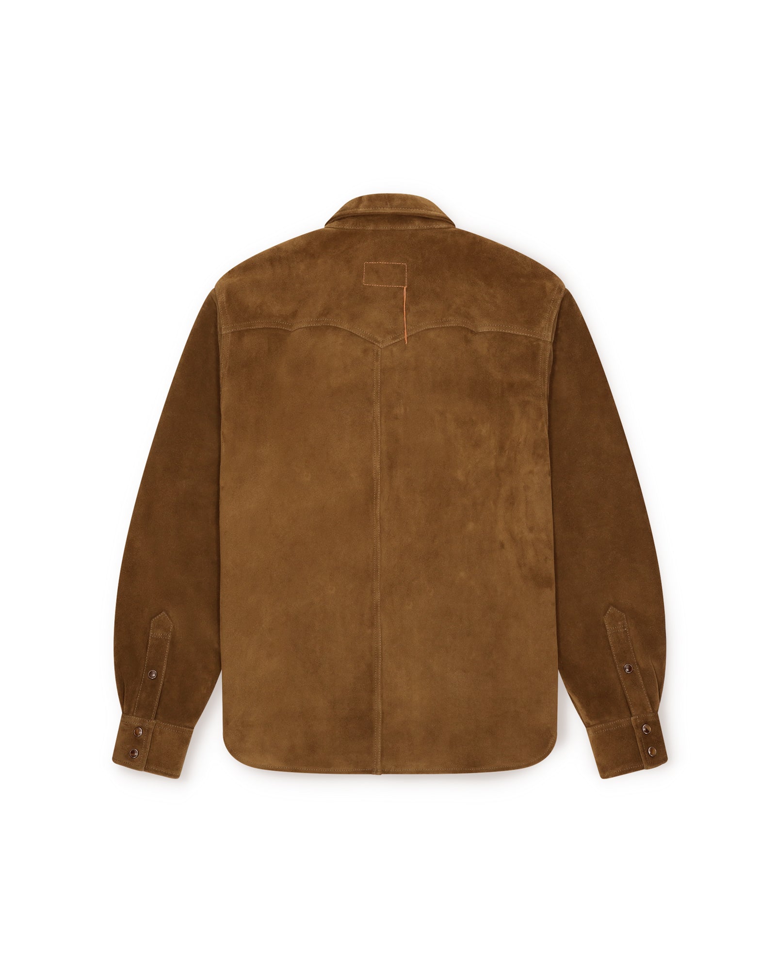 Ranch Texan Shirt in Suede Leather