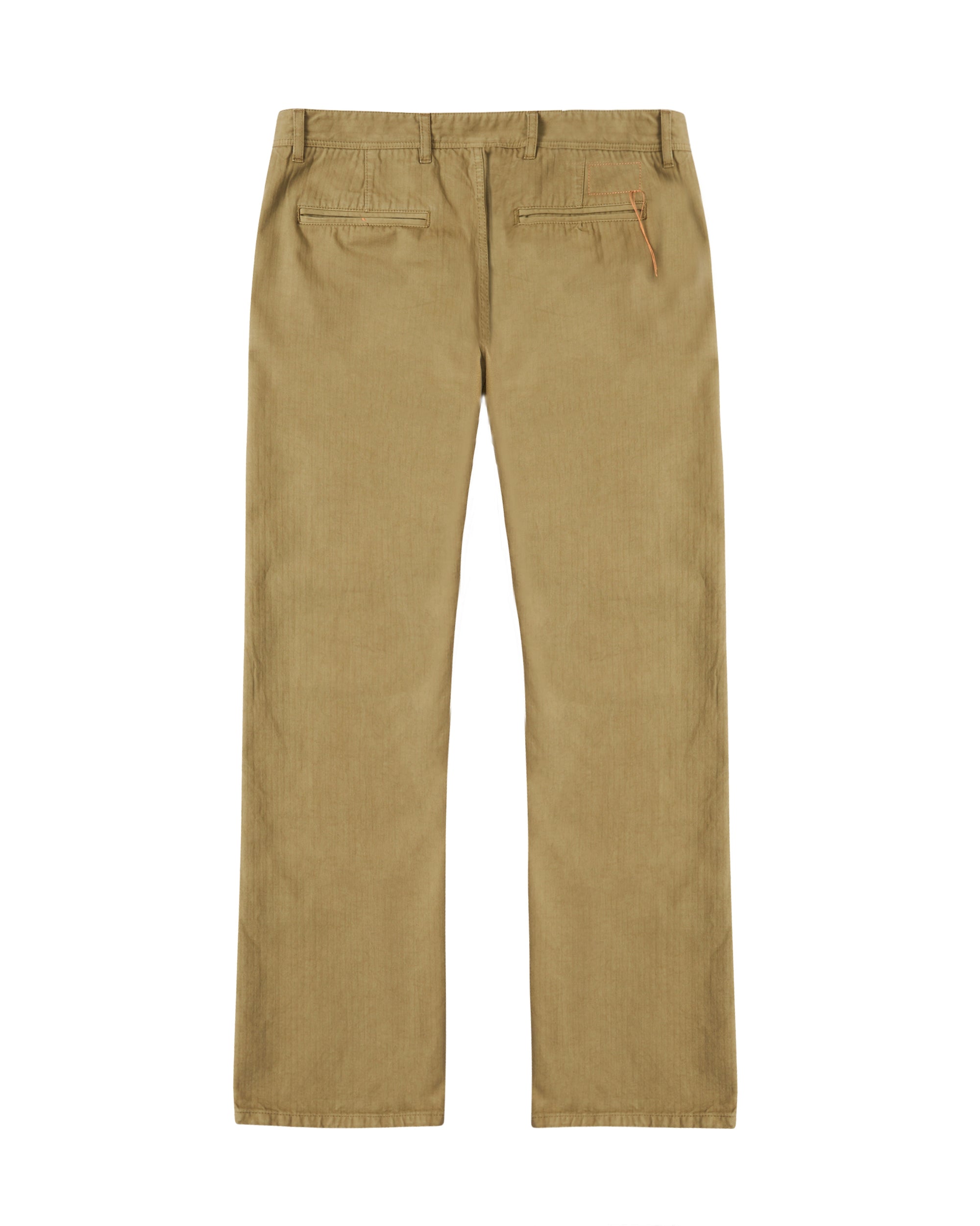 Reno Pantaloni In Herringbone di Cotone