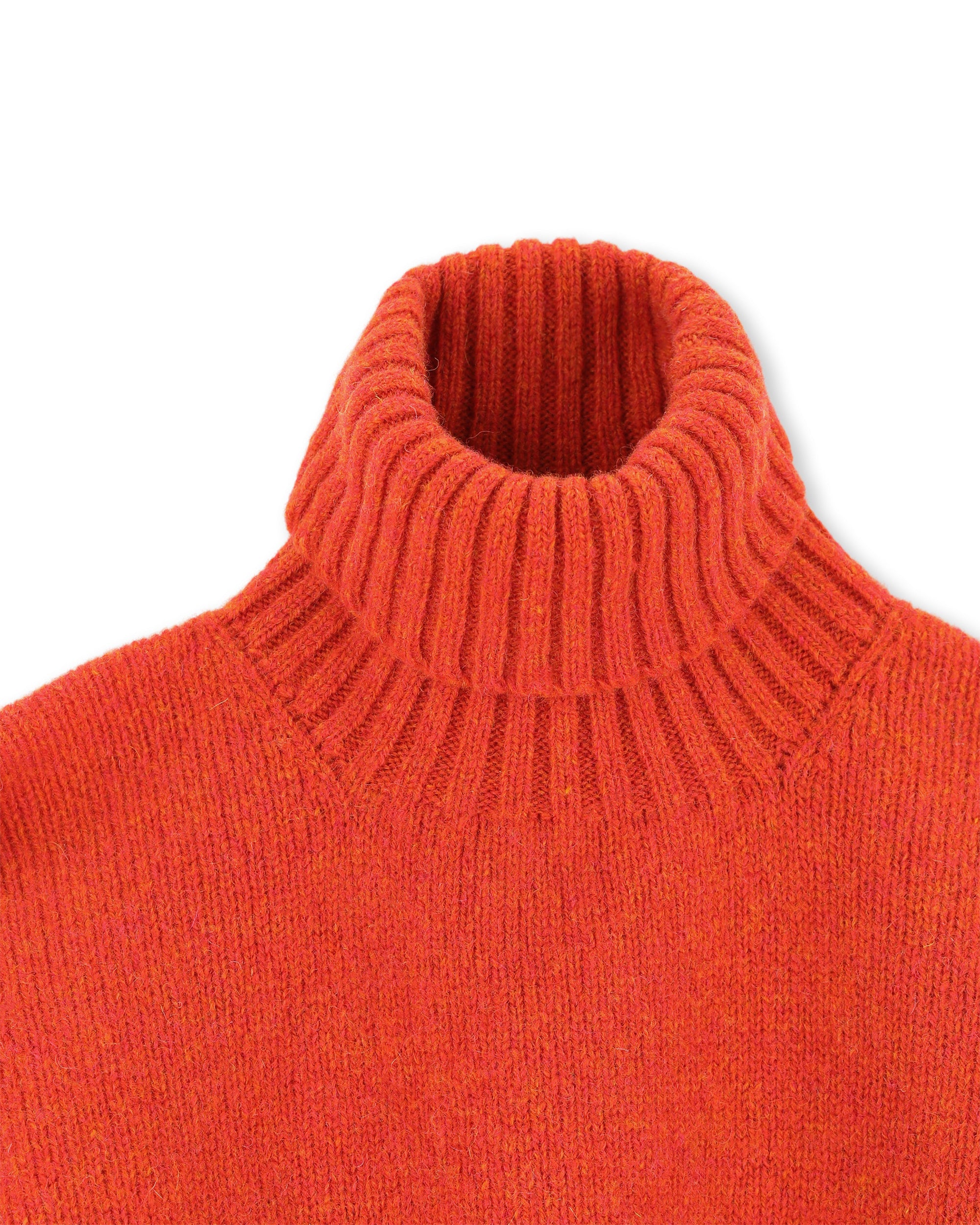 Shetlandturtleneck Sweater High Neck Wool