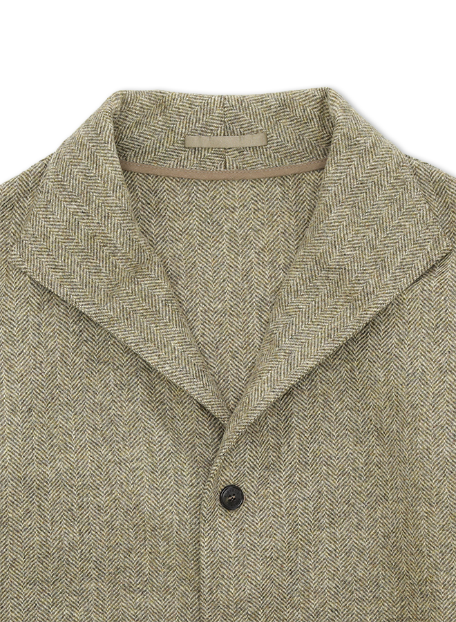Scotland Giacca In Herringbone Di Lana