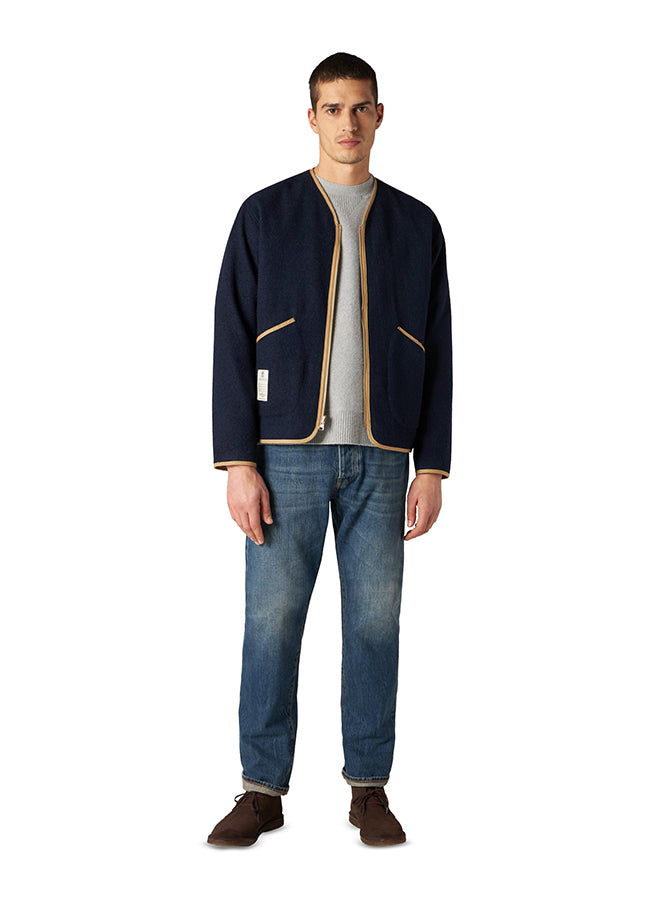 Sherpa Giacca Reversibile In Lana E Cotone Manteco